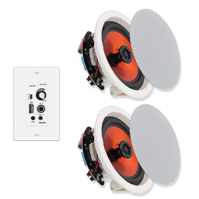 6.5" Ceiling Bluetooth Speakers 300 Watts 2-Way HCS 628-16BT