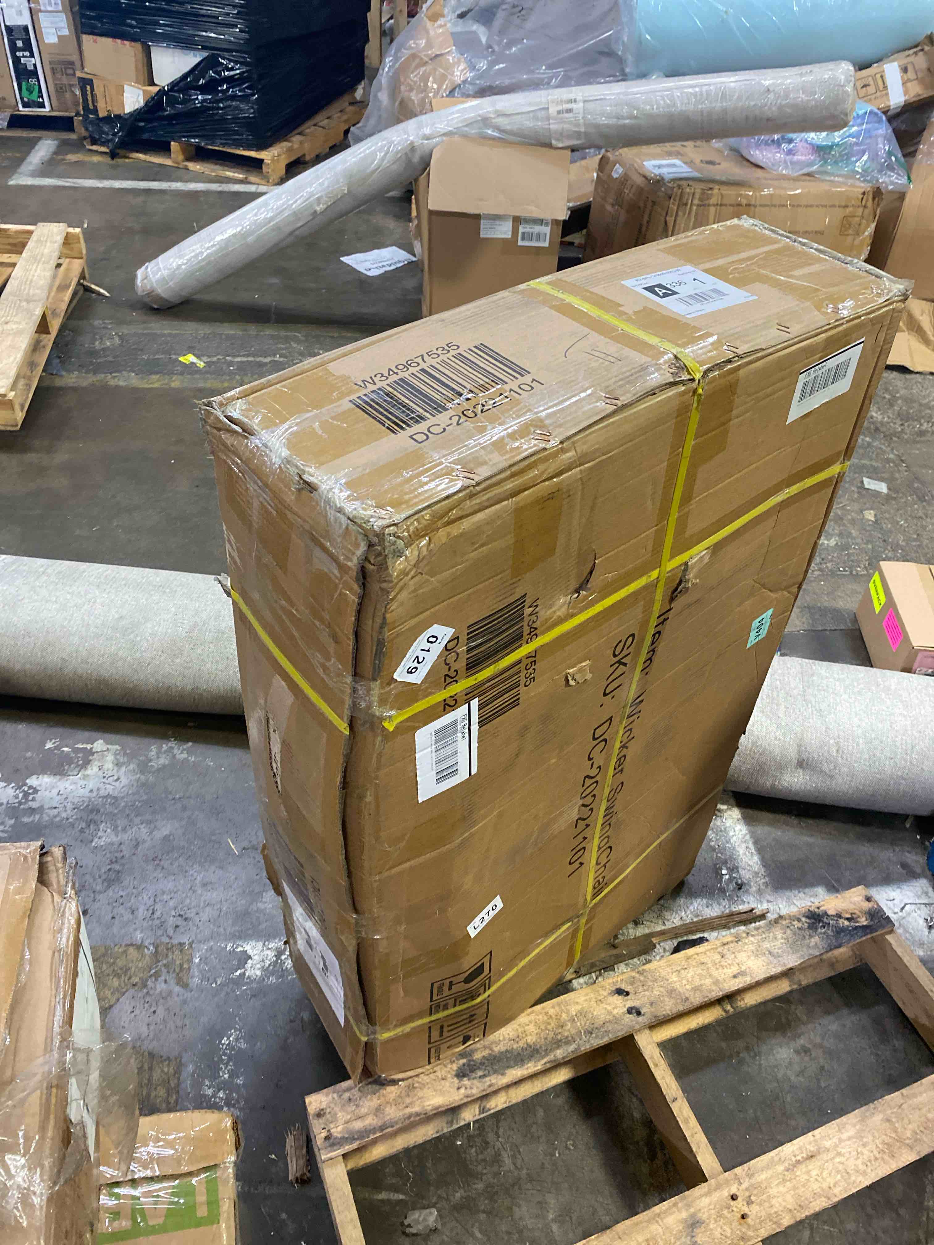 Egg Chair with Comfy Cushions Indoor Outdoor Hanging Chair Sturdy Heavy