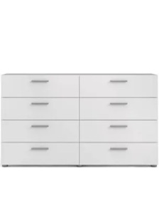 Double dresser 8 drawers Box 2/2-Drawer Fronts, Divider, Back Panels, Side Profiles, H-profile