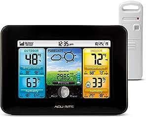 AcuRite Wireless Home Weather Station with Color Display, Indoor Outdoor Thermometer and Temperature Sensor