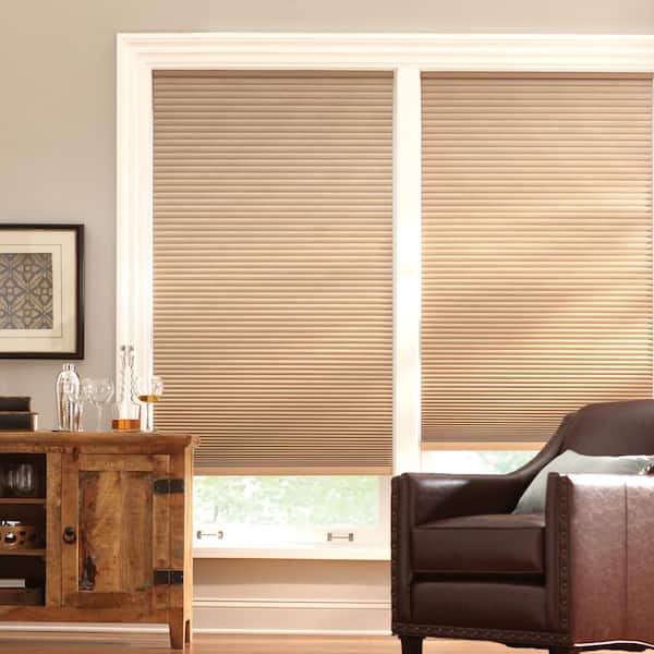 Latte Cordless Blackout Cellular Shades for Windows - 48 in. W x 72 in. L (Actual Size 47.75 in. W x 72 in. L)