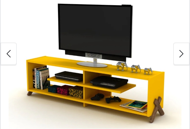 SavaHome Kassadin TV Unit - Yellow