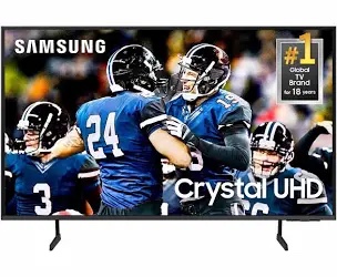 Samsung 85-Inch Class Crystal UHD 4K DU7200 Series HDR Smart TV w/Object Tracking Sound Lite, PurColor, Motion Xcelerator, Mega Contrast, Q-Symphony (UN85DU7200, 2024 Model)