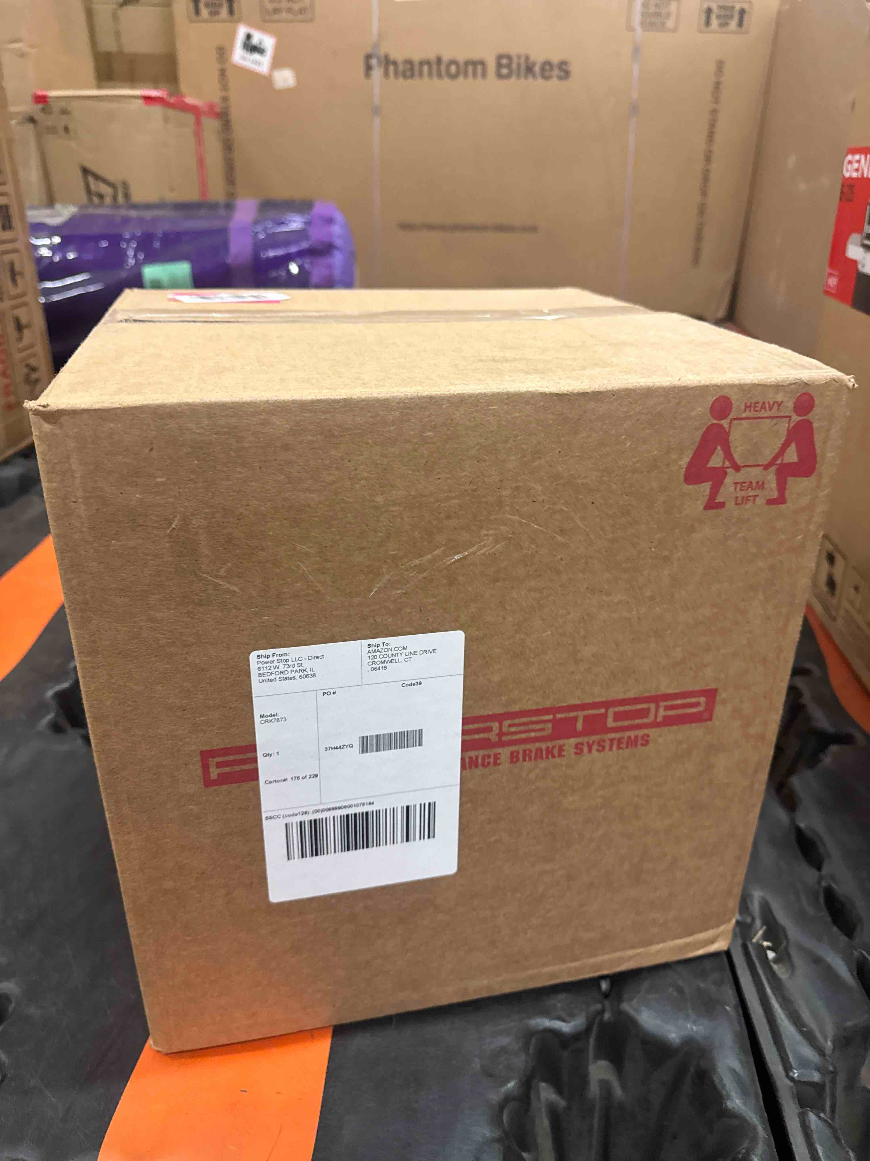 Condition photo showing New/Like New for powerstop performance brake pads / rotors kit crk7873