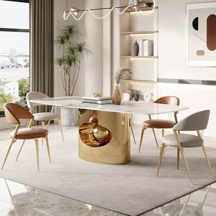 rosaleigh by everly quinn table base color: gold | size: 29.5"h x 55.1"l x 31.5"w