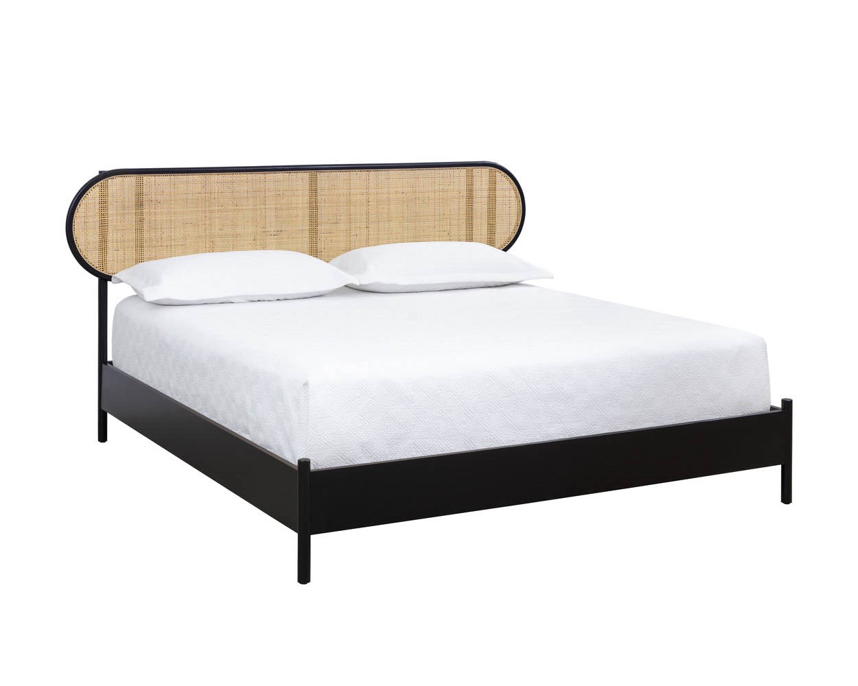 Condition photo showing New/Like New for sunpan gypsy bed (king - black) shop more by sunpan