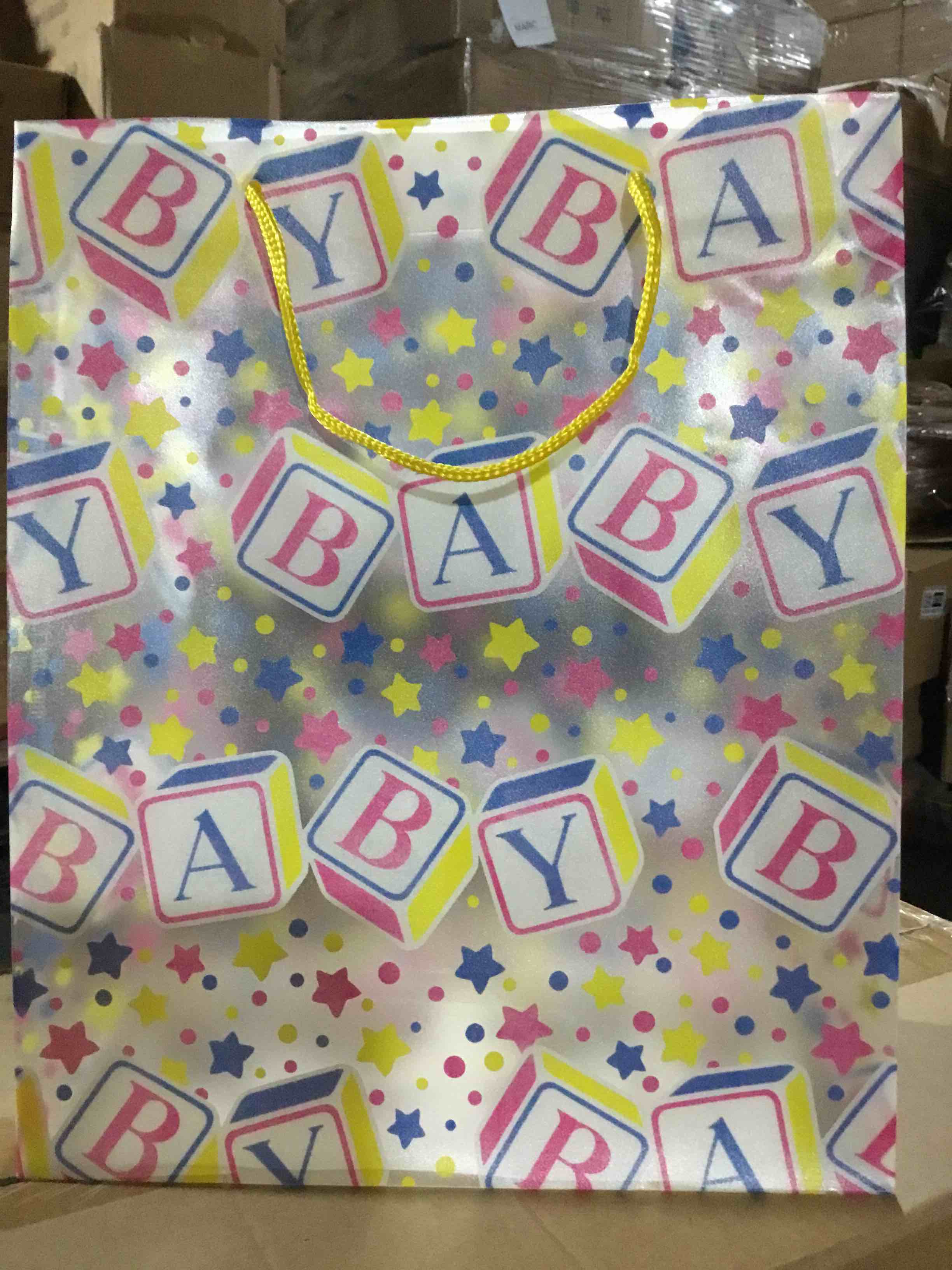 Box of 114 large gift Bags Baby