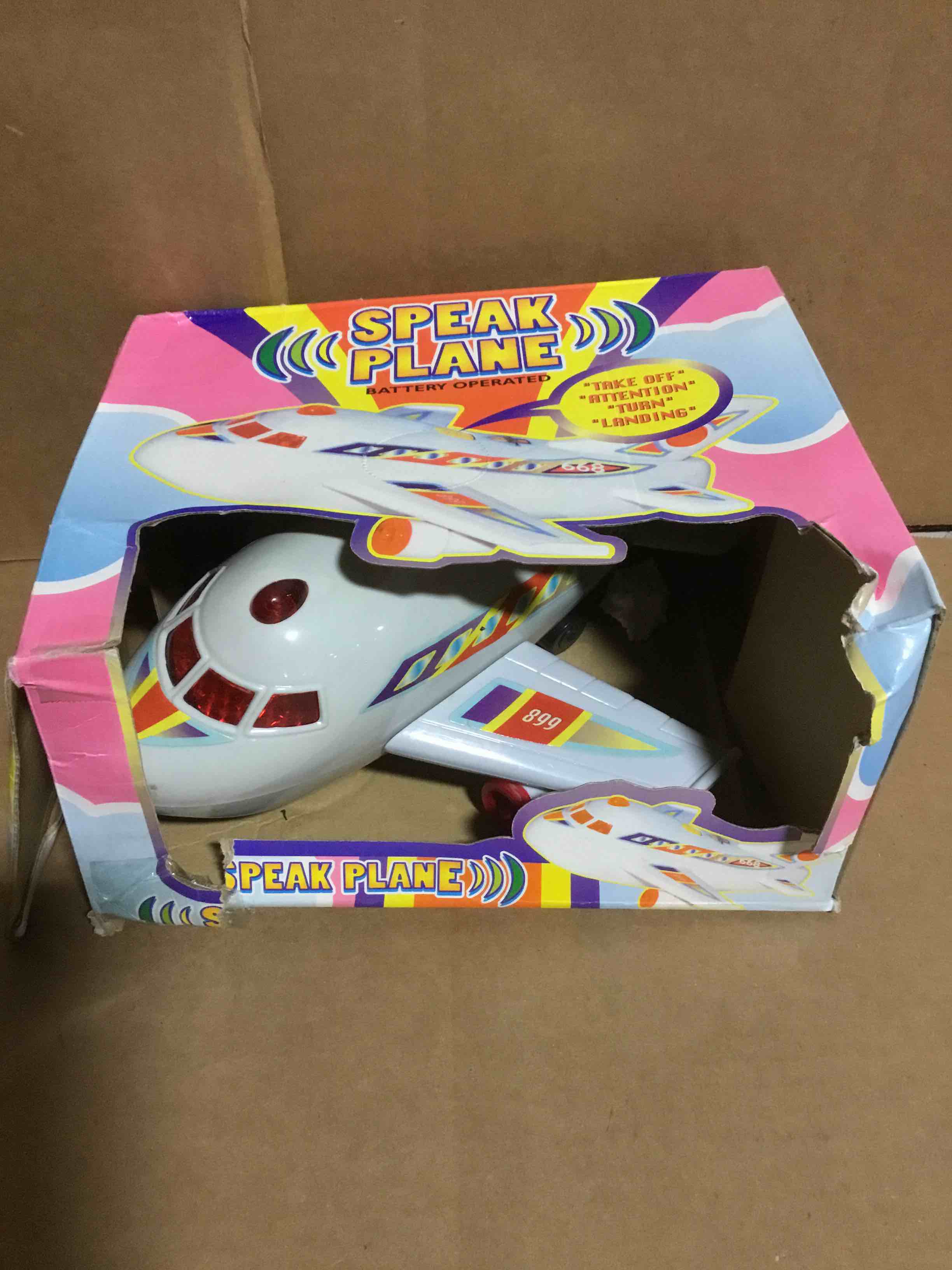 Speak Plane Battery Operated