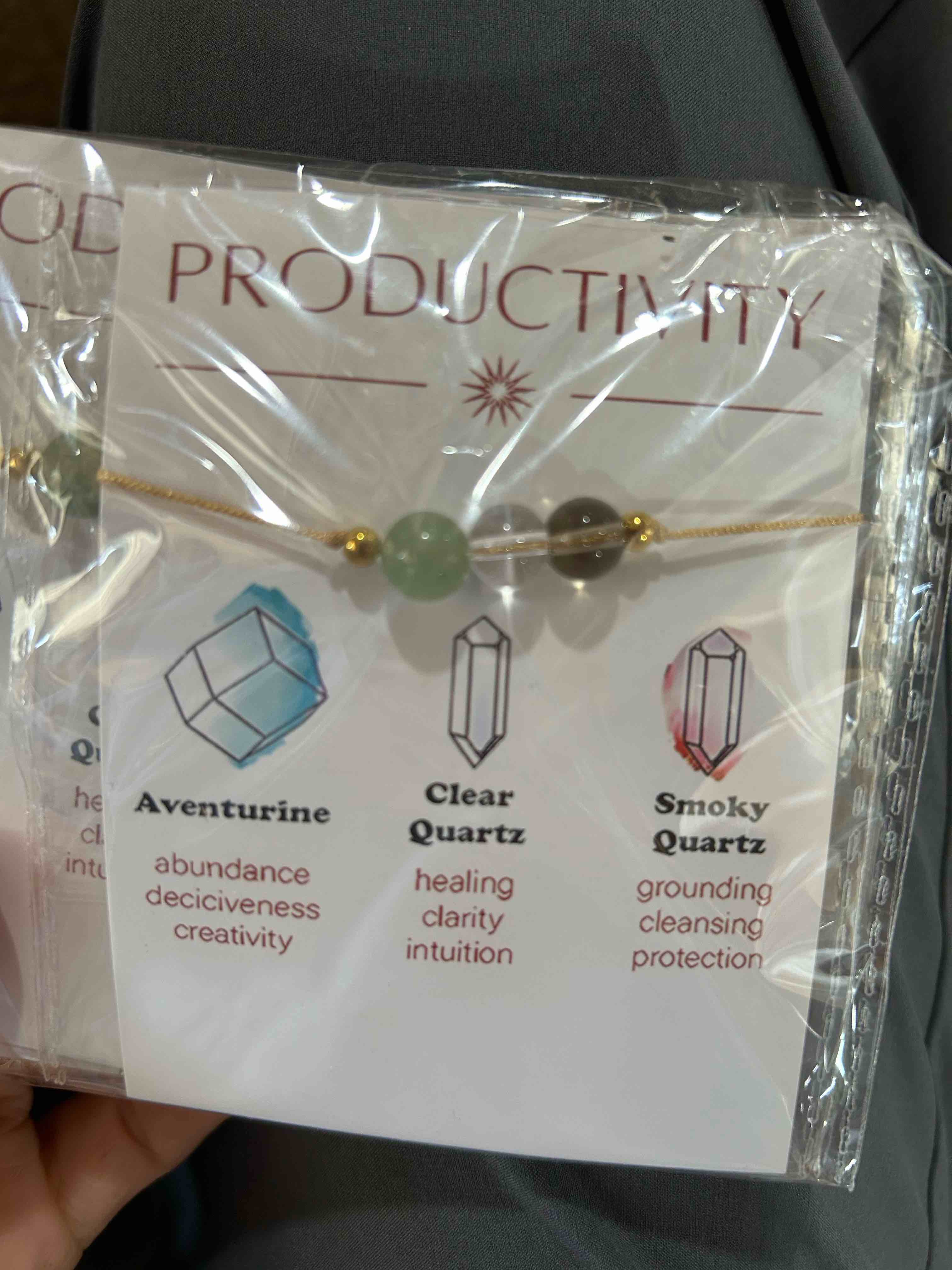 productivity healing bracelet 