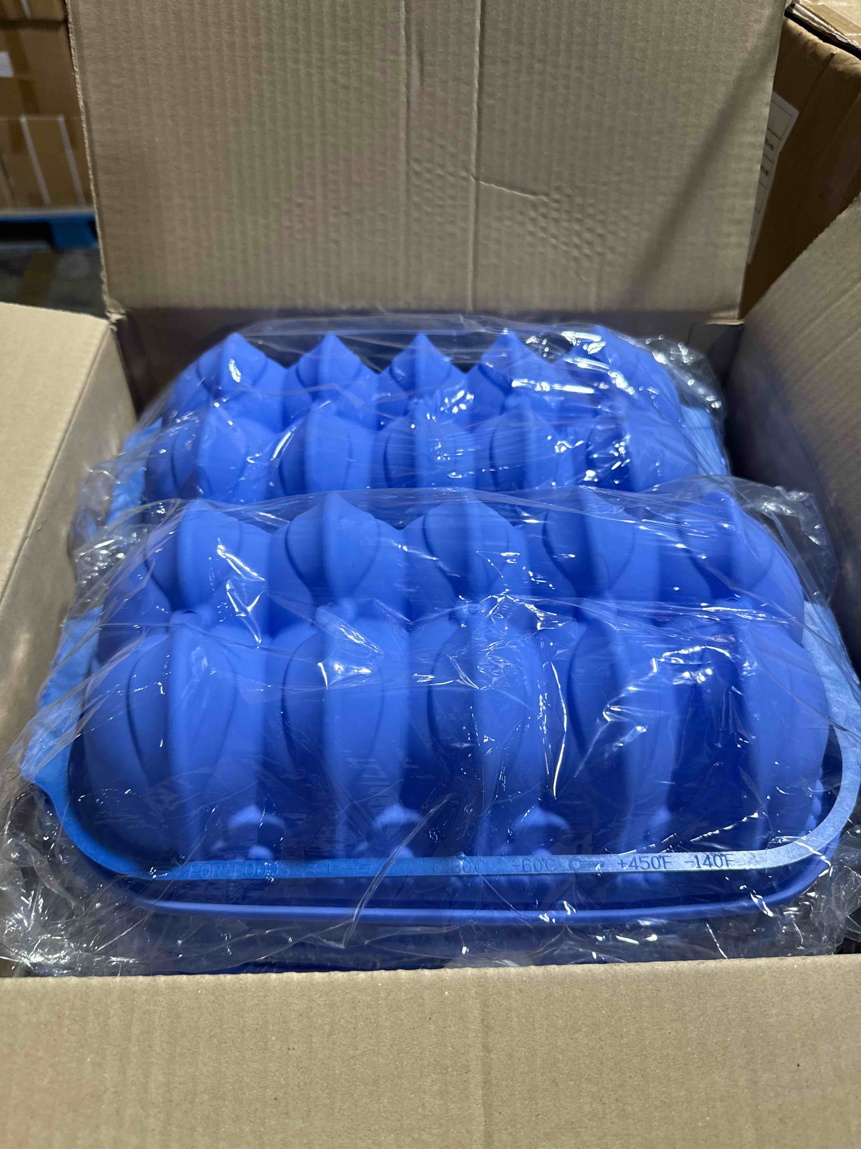 case of 12 GS pro bake flex nonstick flexible, silicone loaf pan