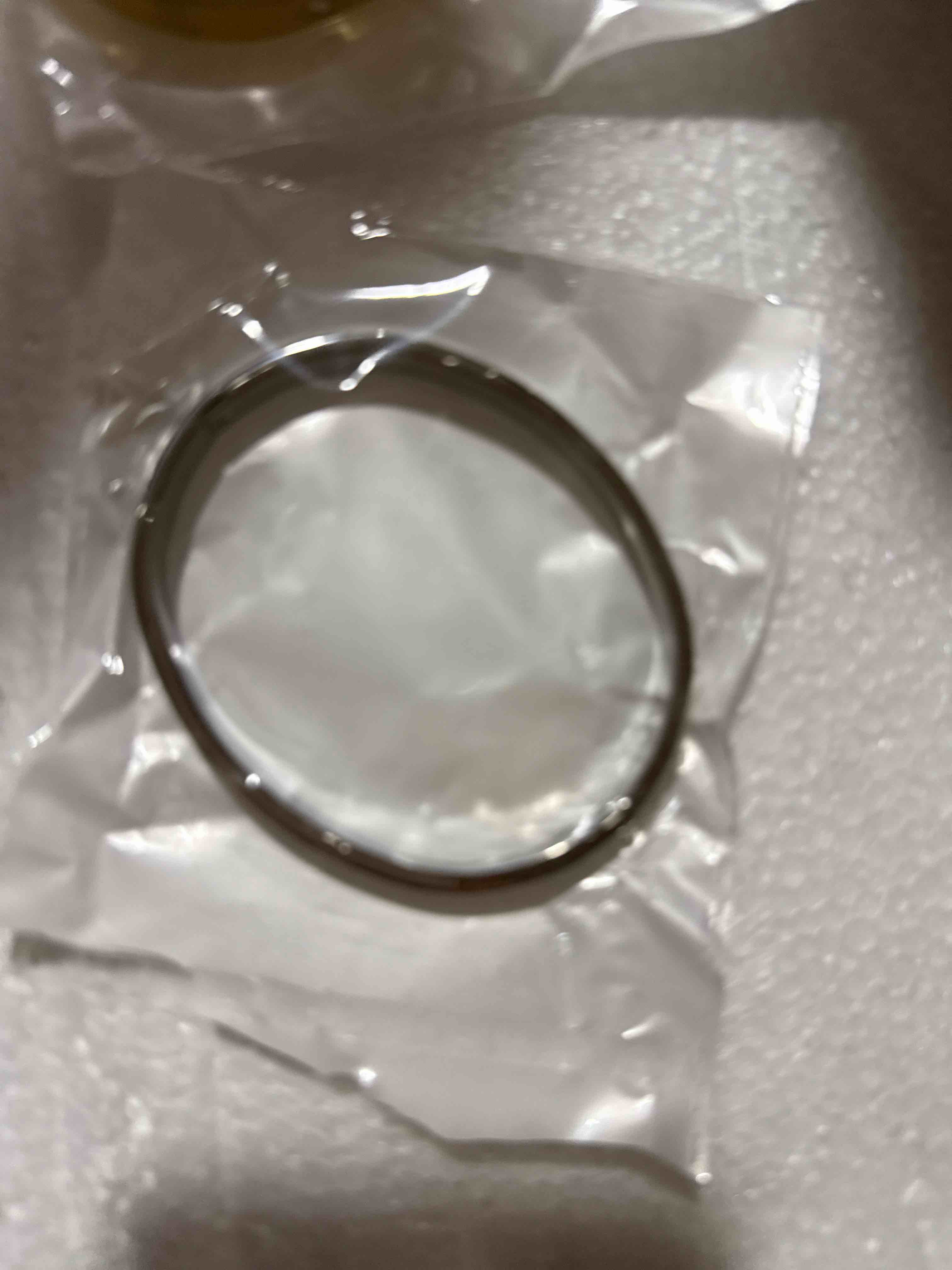 Condition photo showing Brand New for elegant and timeless, polished bangle bracelet 
