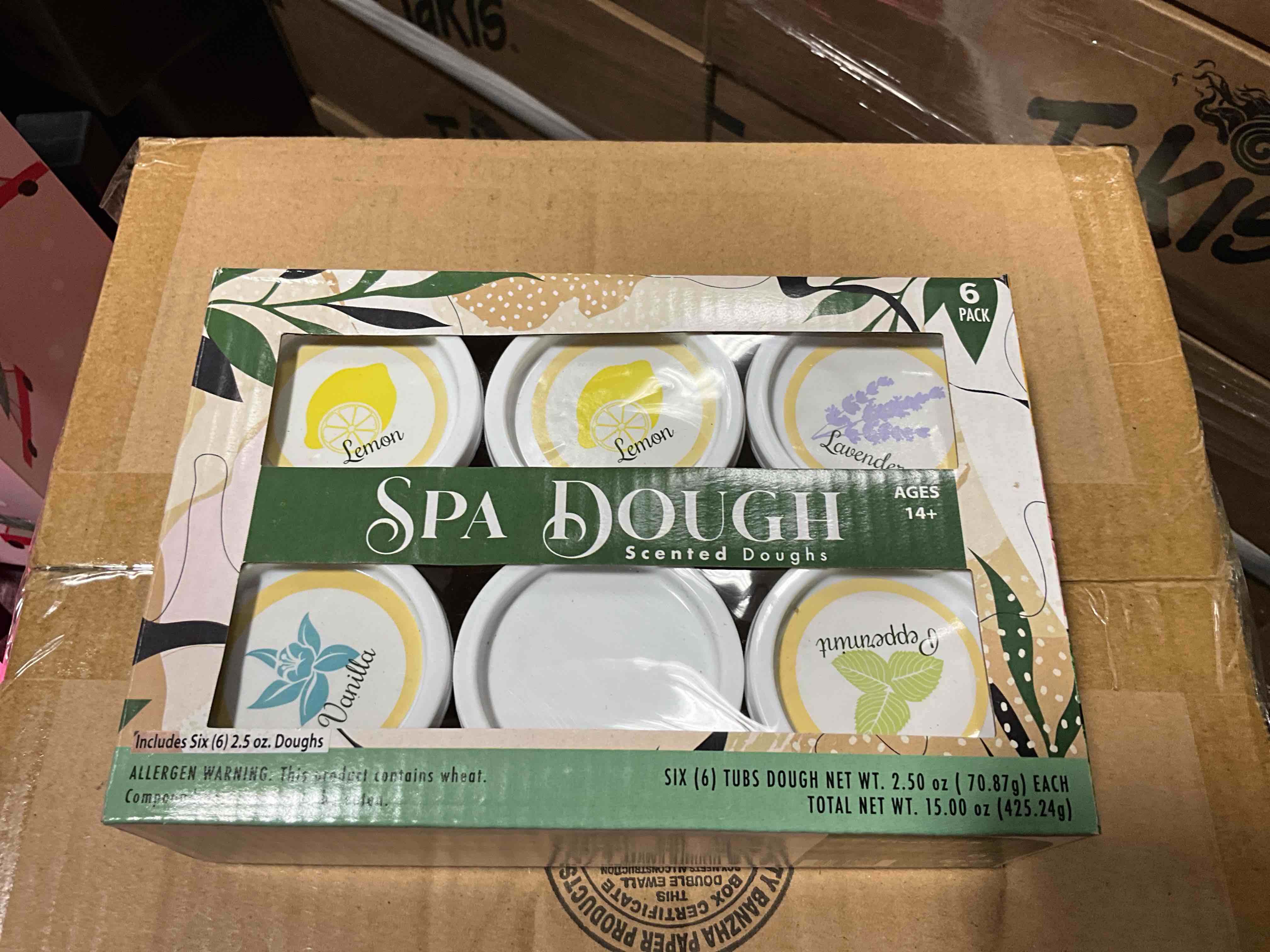CREATIVE KIDS 6 PC Spa Dough Scented Dough Set, Aromatherapy