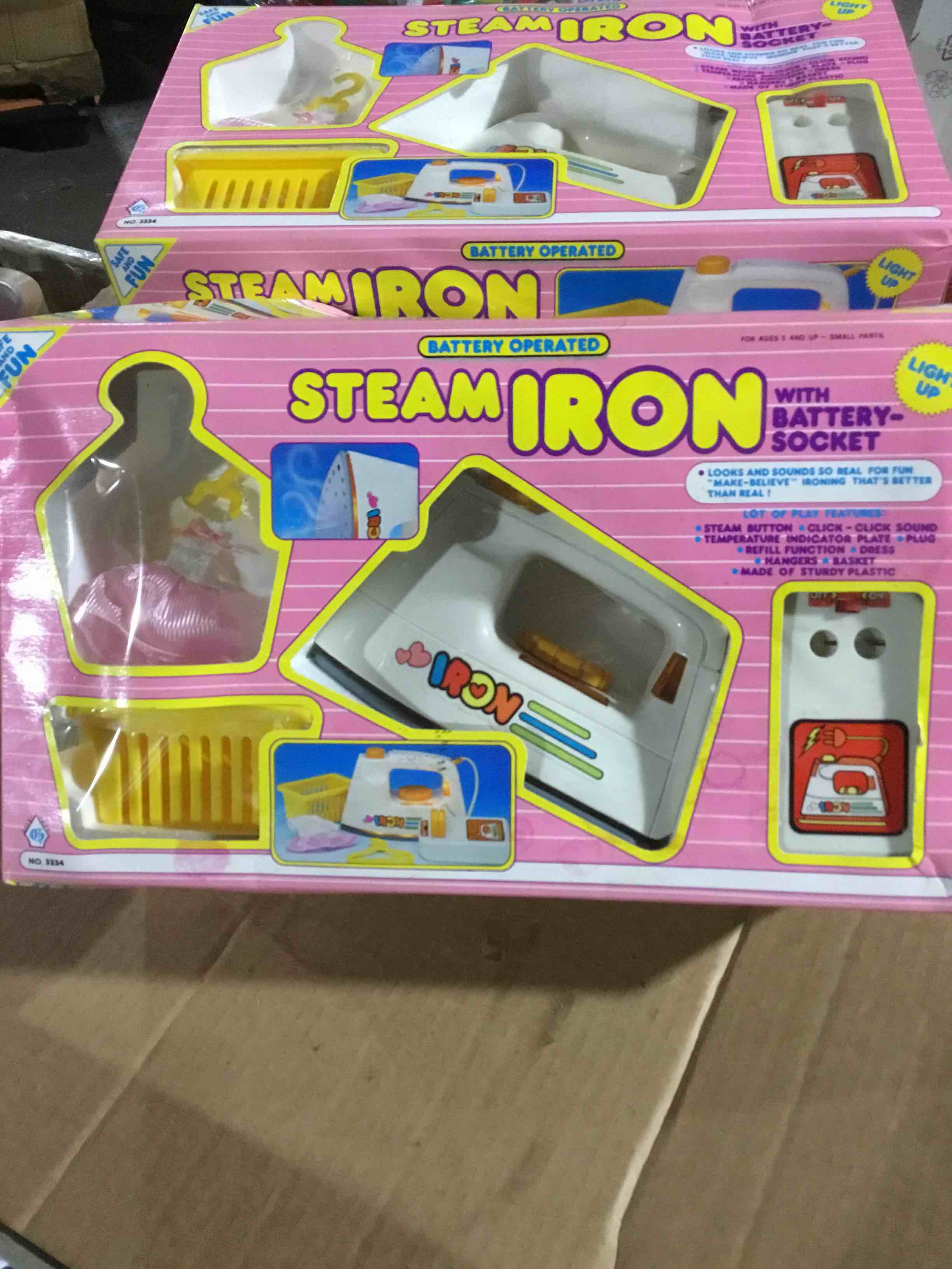 Steam Iron With Battery Socket