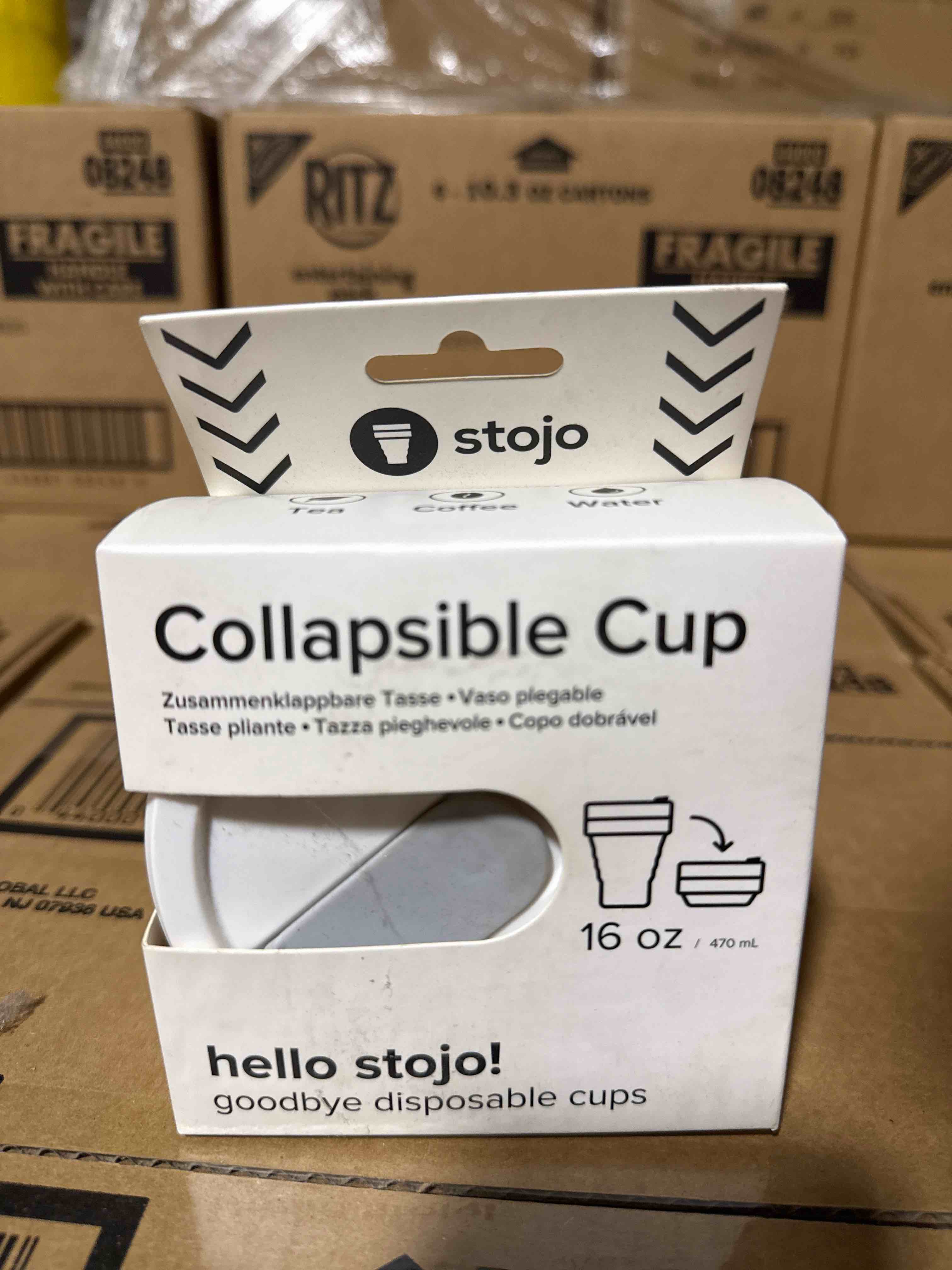 Condition photo showing Brand New for stojo collapsible cup 16 ounce