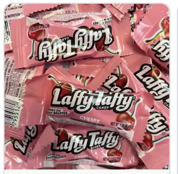 laffy taffy cherry 24lb case 