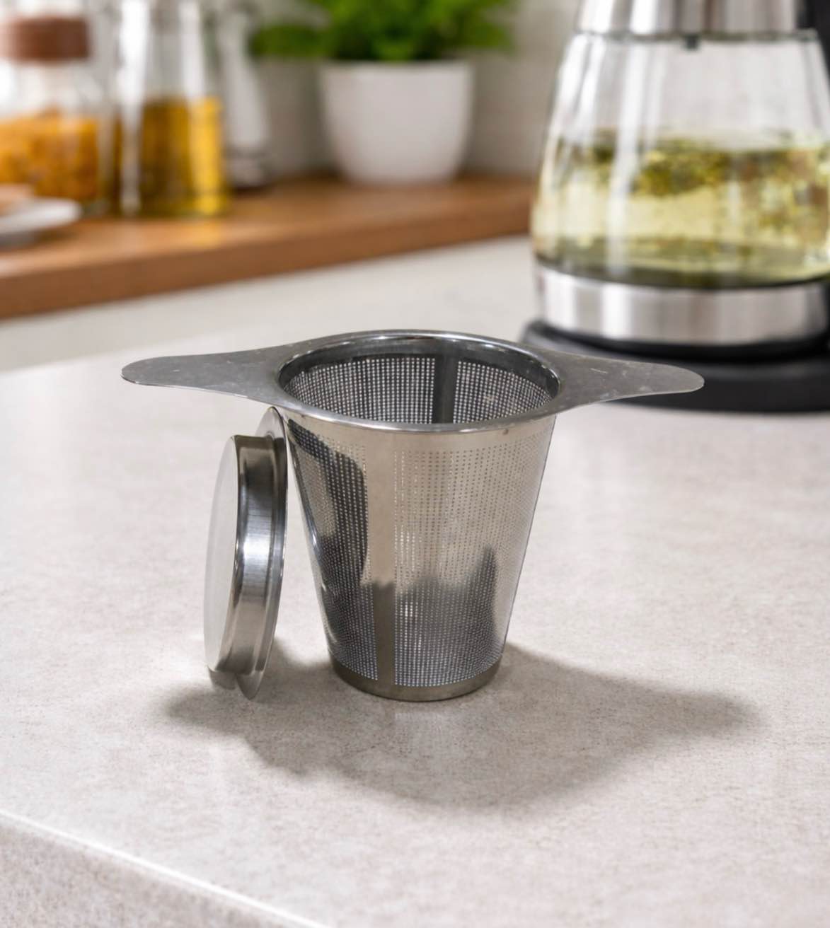 TEA STRAINER & INFUSER - STAINLESS STEEL - FOR LOOSE LEAF TEA
