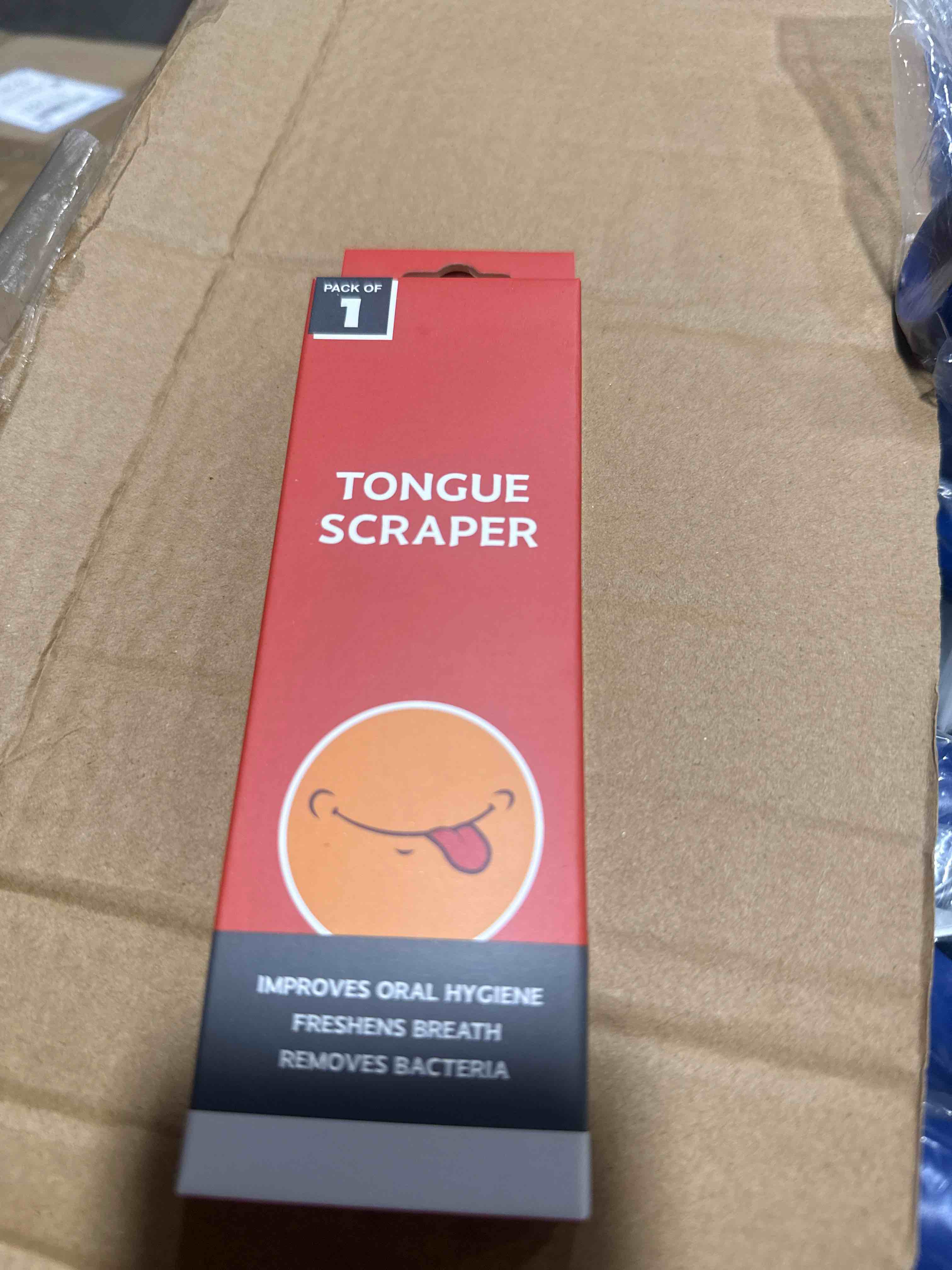 Condition photo showing Brand New for tongue scraper stainless steel 