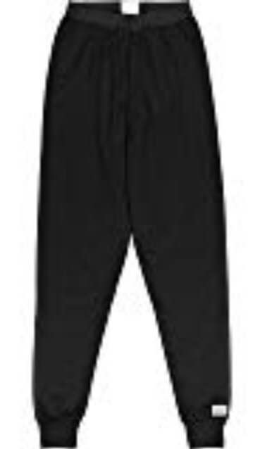 Drawers, cold weather, fleece, black medium