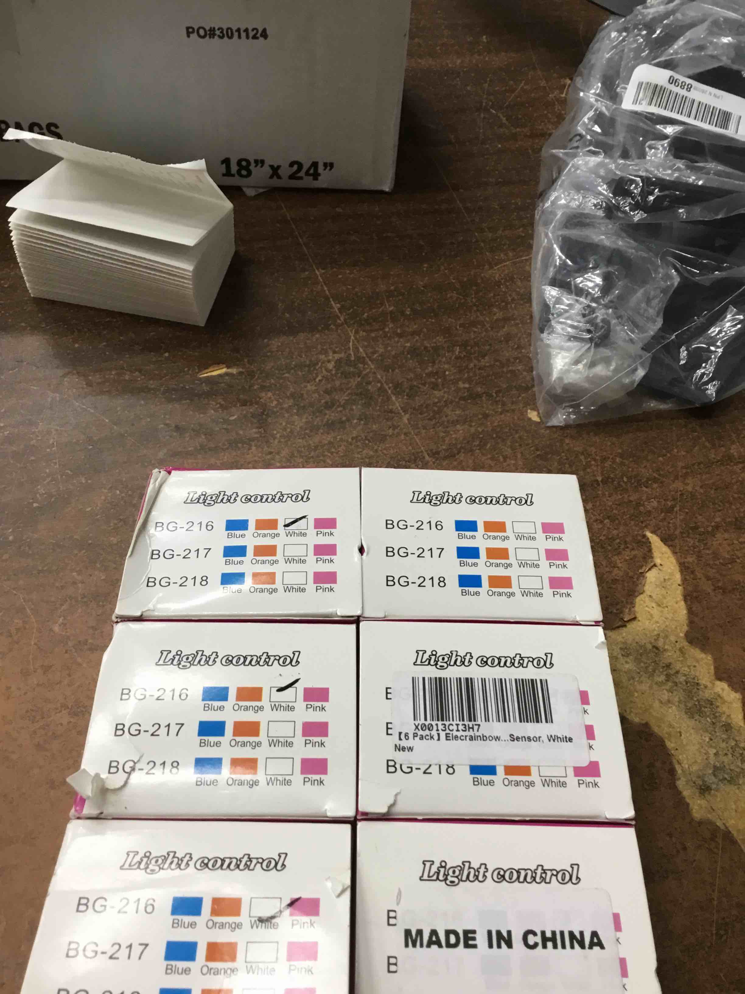 elecrainbow light 6 pk plug in 