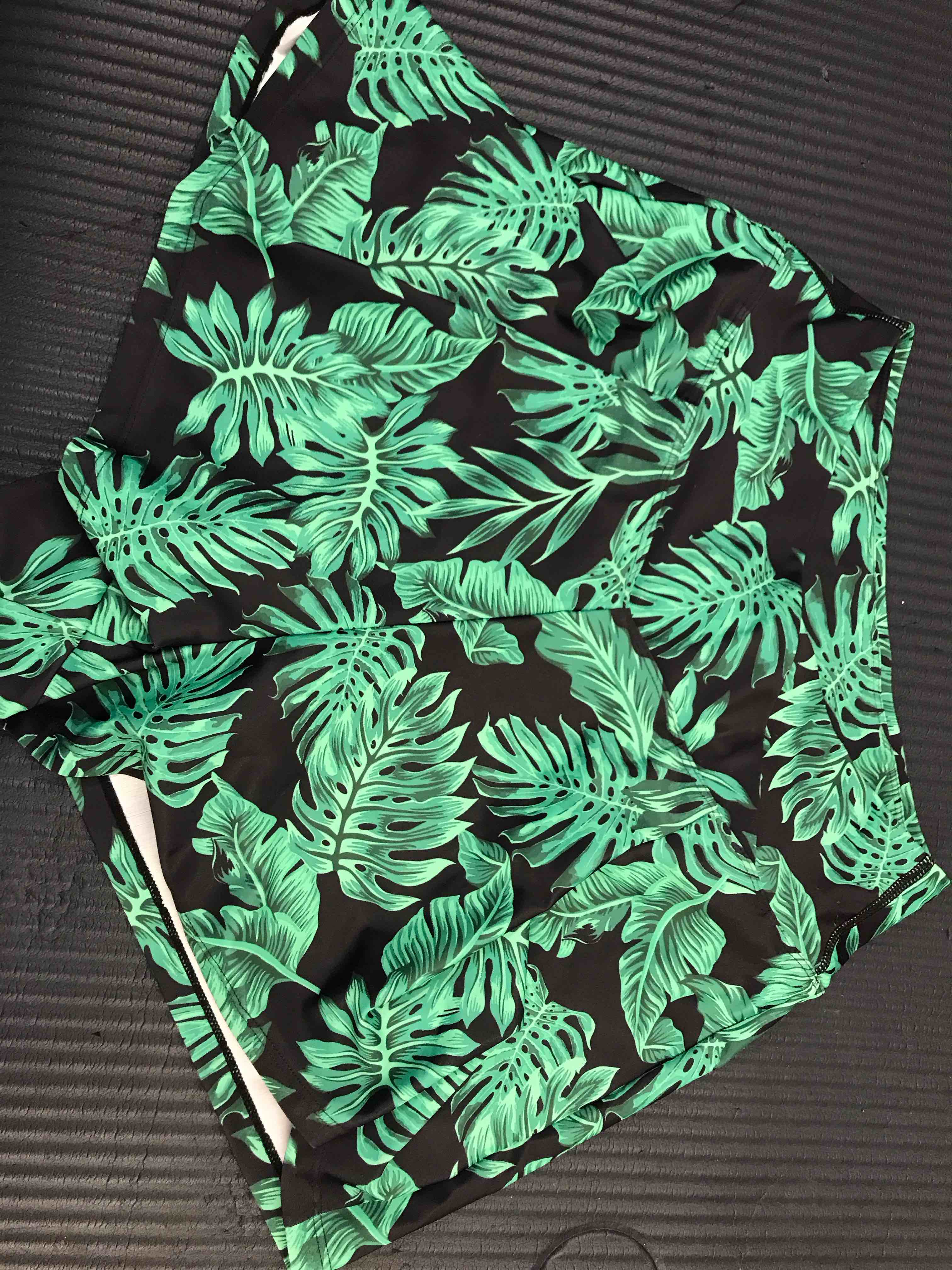 Medium  Tropical Floral Swim Skorts