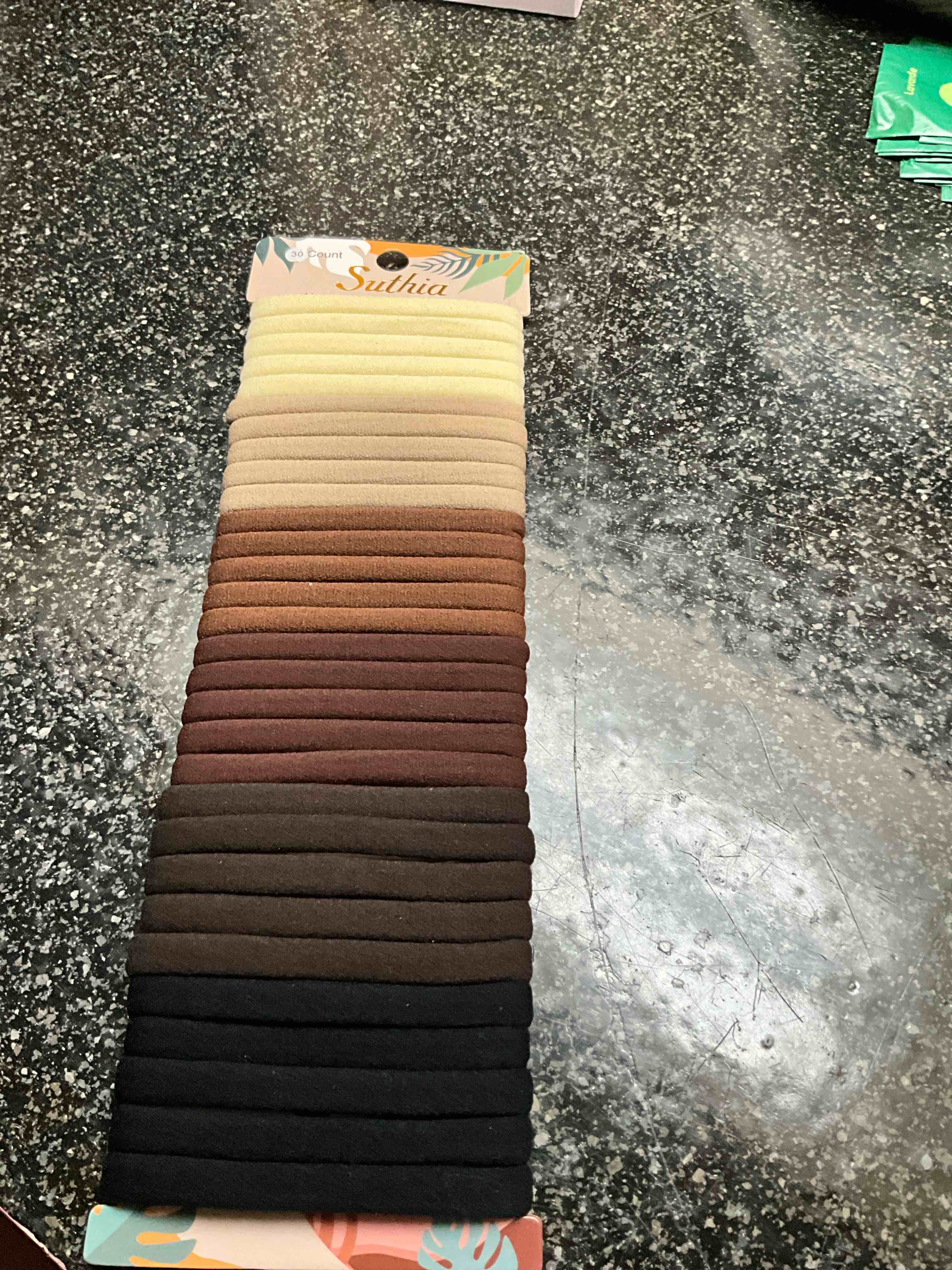 Suthia - Nylon Hair Ties - No Damage - 30 count