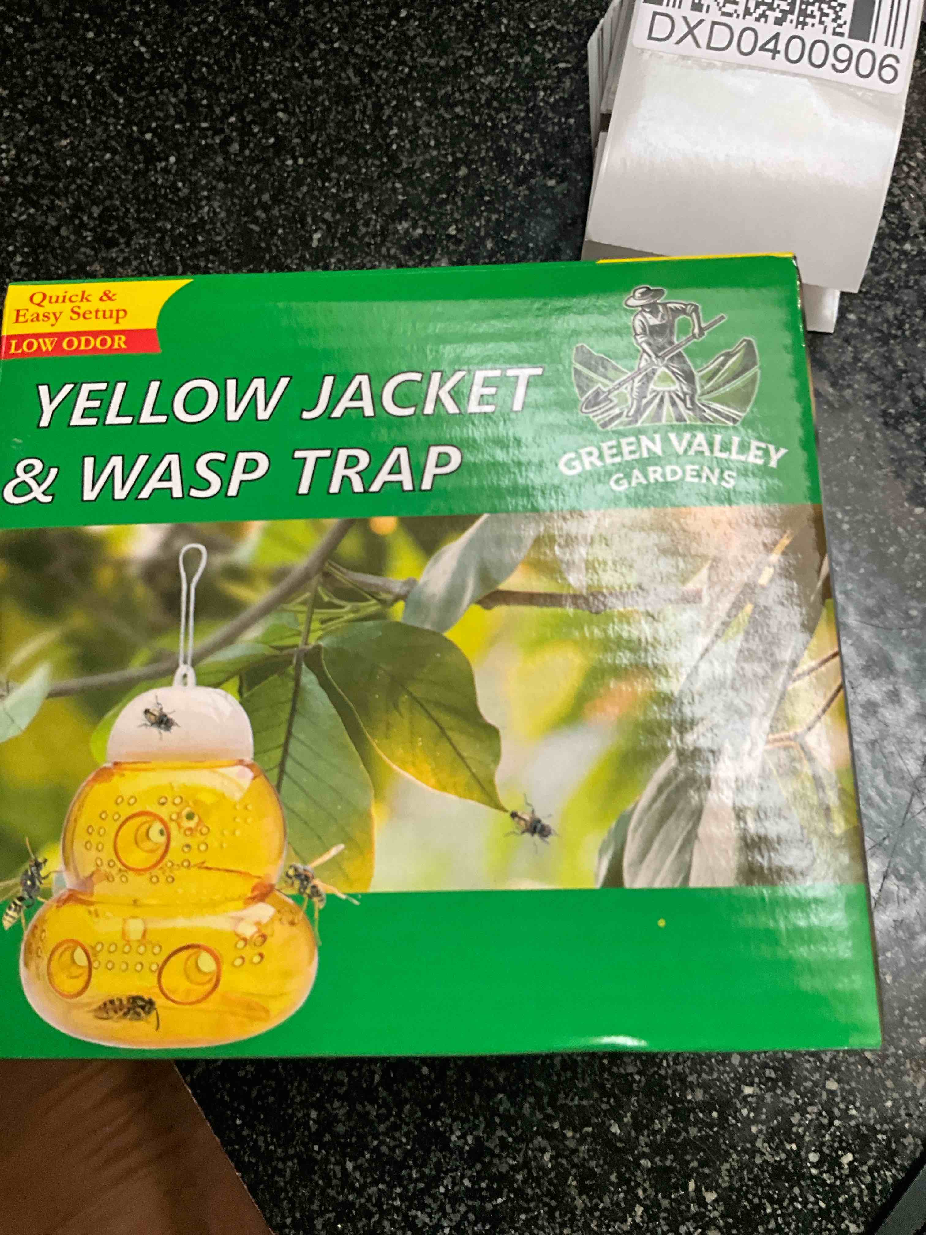 Wasp Trap - Outdoor Hanging Yellow Jacket Trap Carpenter Bee Traps for Outside, Hornet Trap Plastic Bee Catcher Wasp Killers for Garden Farm