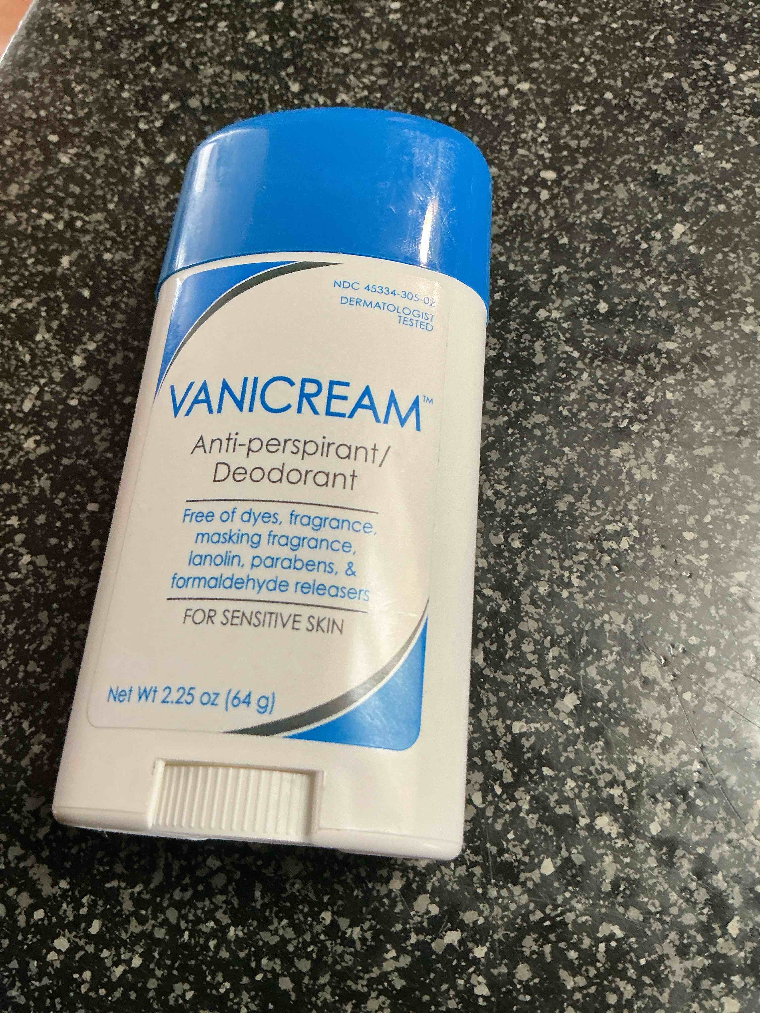 Vanicream Anti-Perspirant Deodorant for Sensitive Skin - 2.25 oz - Clinical-Strength Deodorant with 24-Hour Protection - Unscented