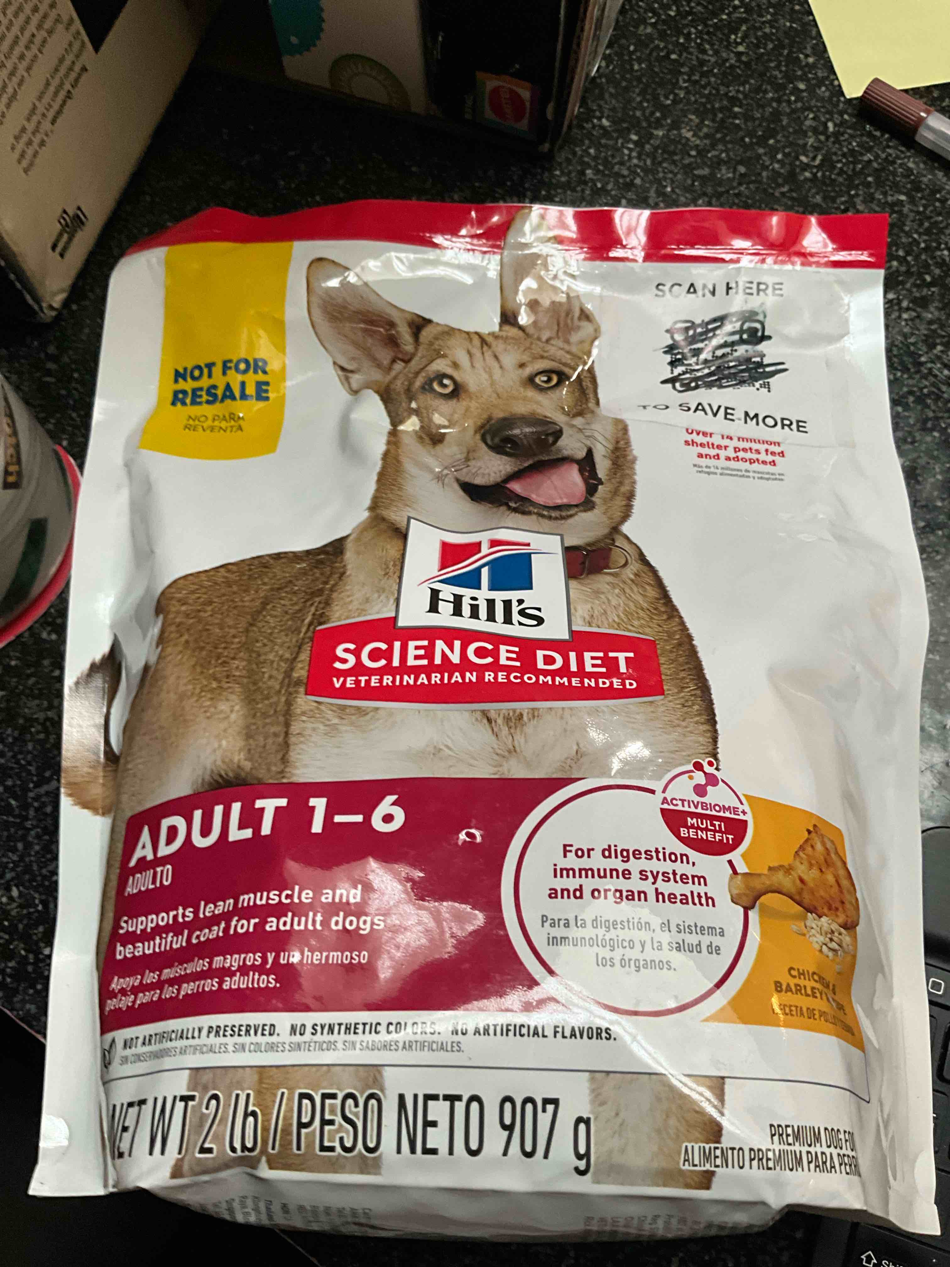 Hills Science Diet - Adult 1-6 - Chicken & Barley Recipe - 2lb 
