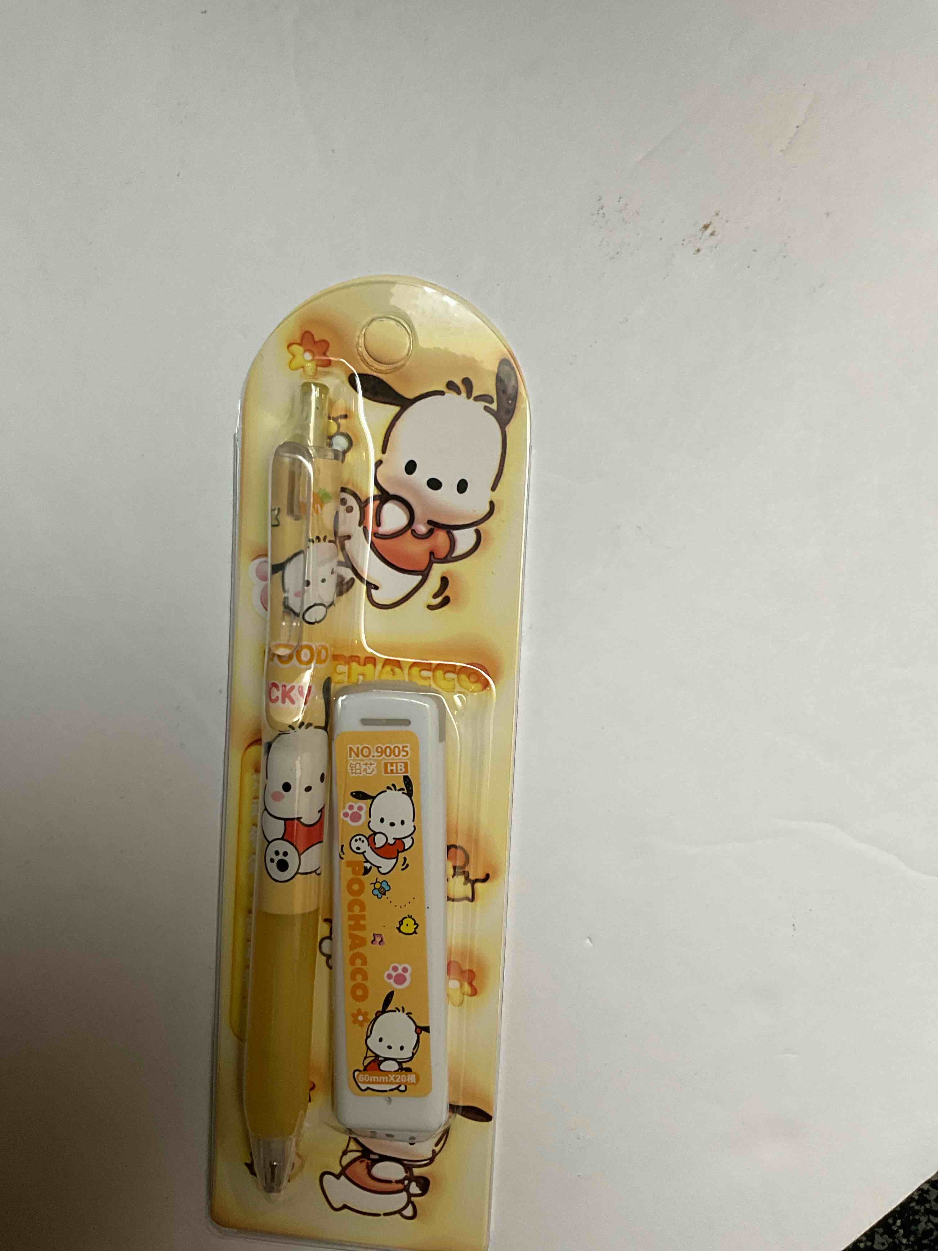 Yellow - Pochacco - 12 pc - Mechanical Pencil Set 