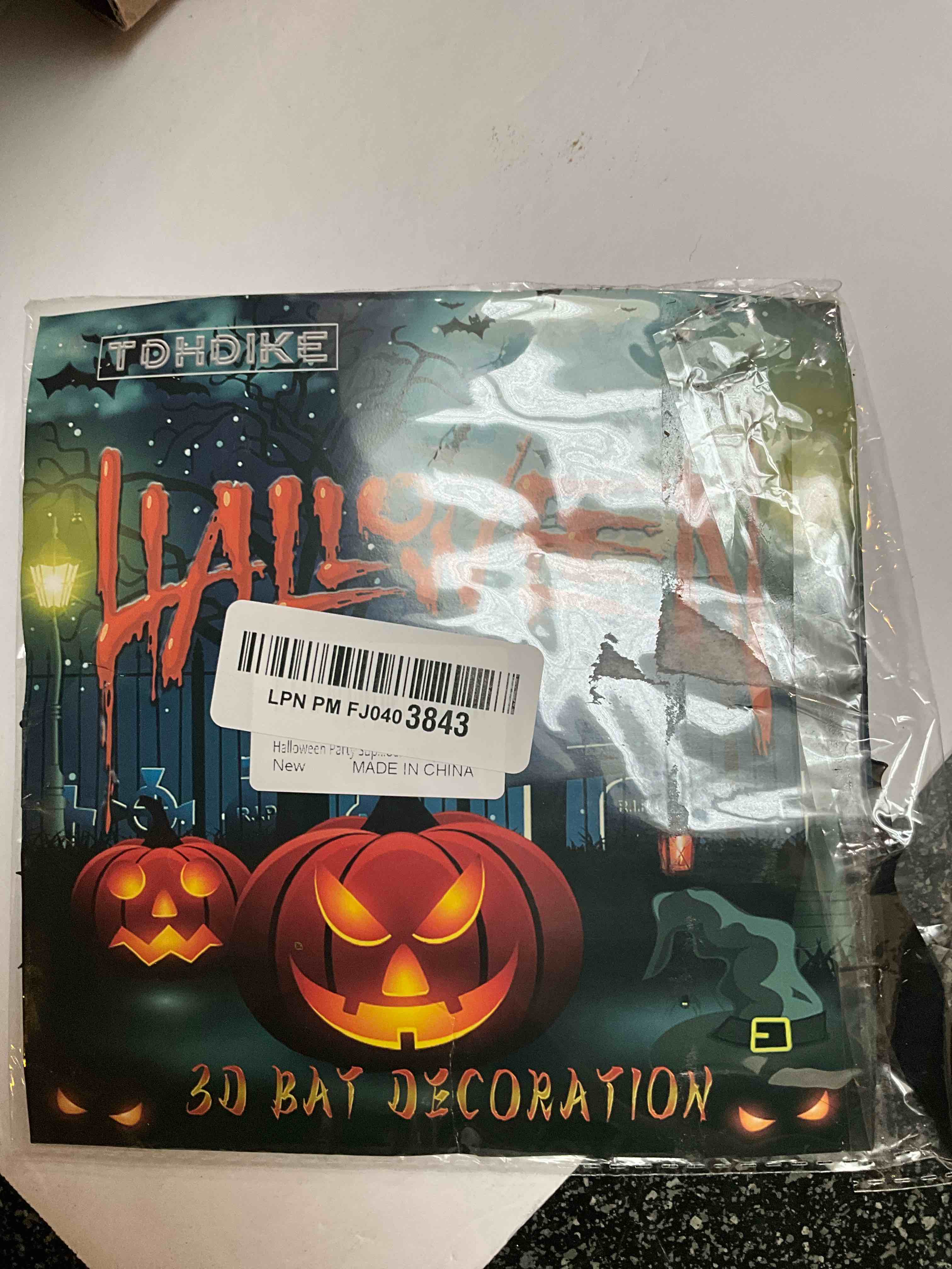 Halloween - 3D - Bat - Decorations 