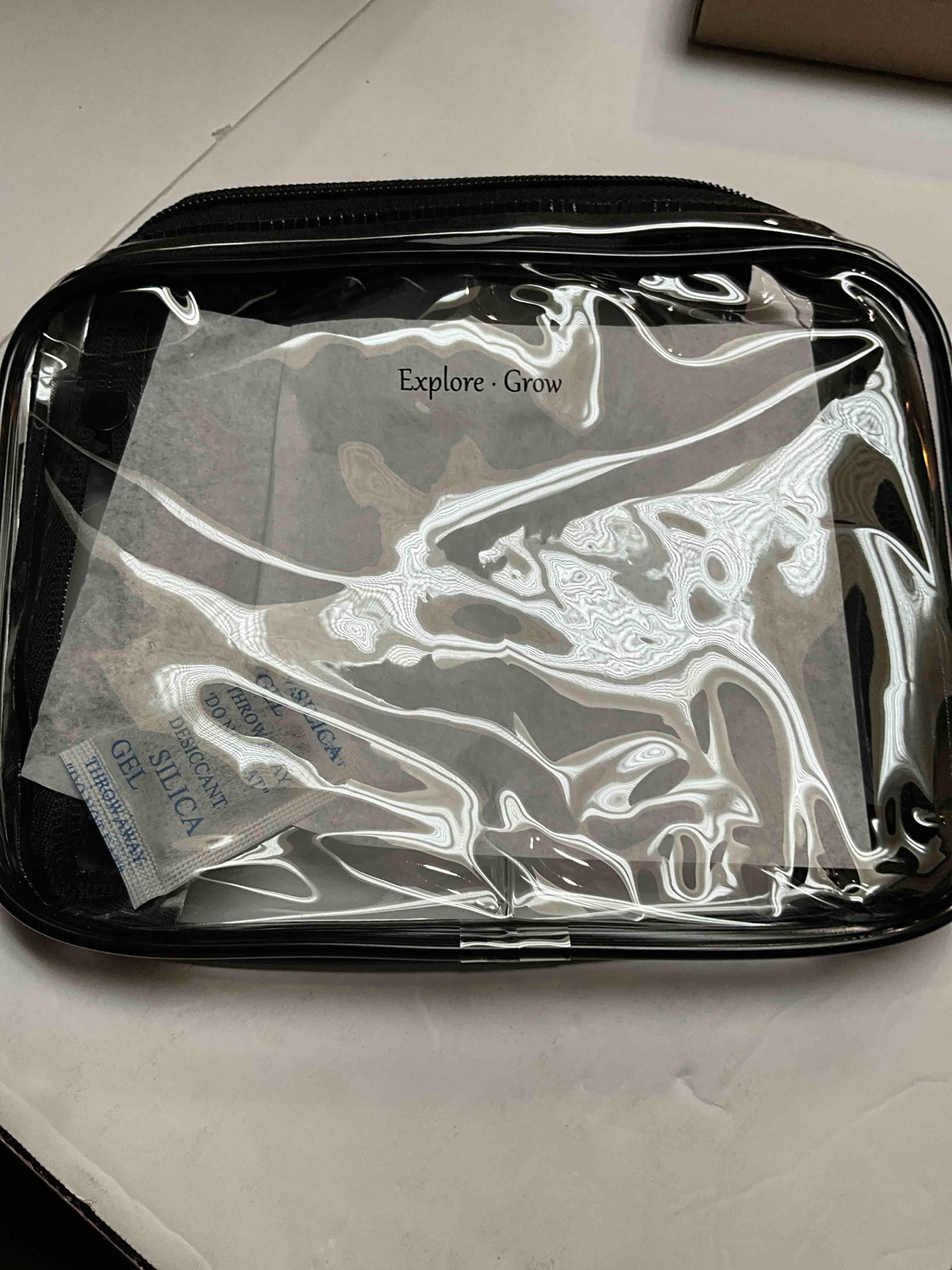 Packism - Clear Makeup/Travel - Bag - TSA Approved 