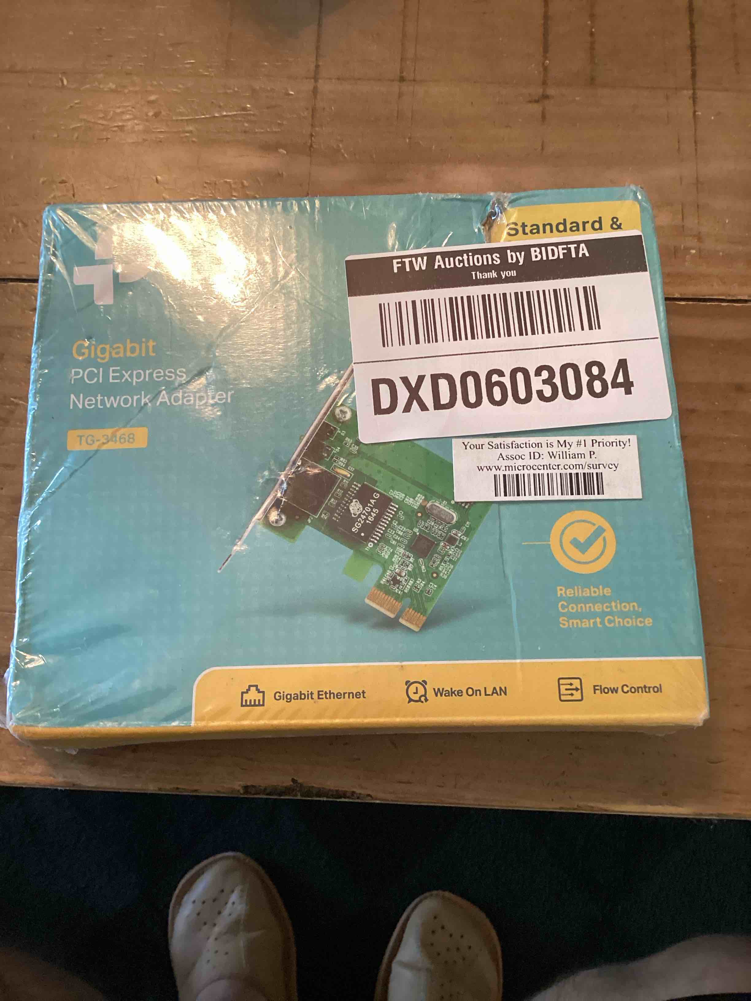 “New Sealed” PCIe Network Adapter