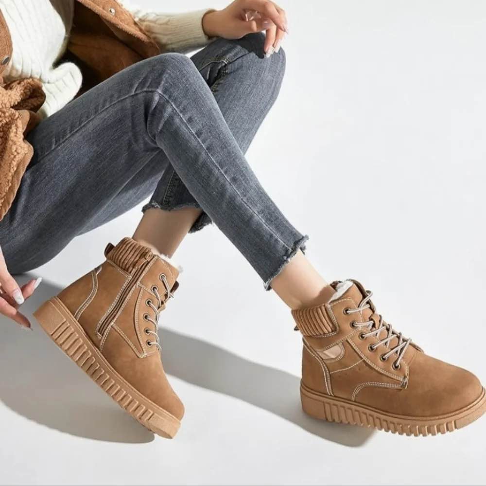 Size 9 Women’s Fall/Winter Ankle Boots - Camel - Size 9