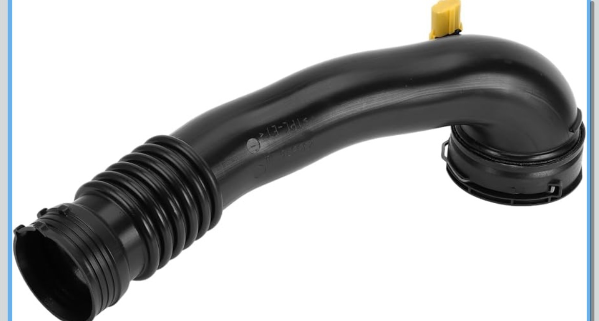 Air Intake Hose with Sensor Air Turbo Induction Pipe, No.13717609810 for BMW 740Li 740 3.0L L6 2011-2012 Black, 1 Pc