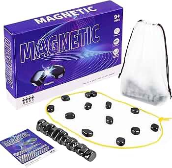 Magnetic Game with String for Family Party Games and Activiities (20 Stones)