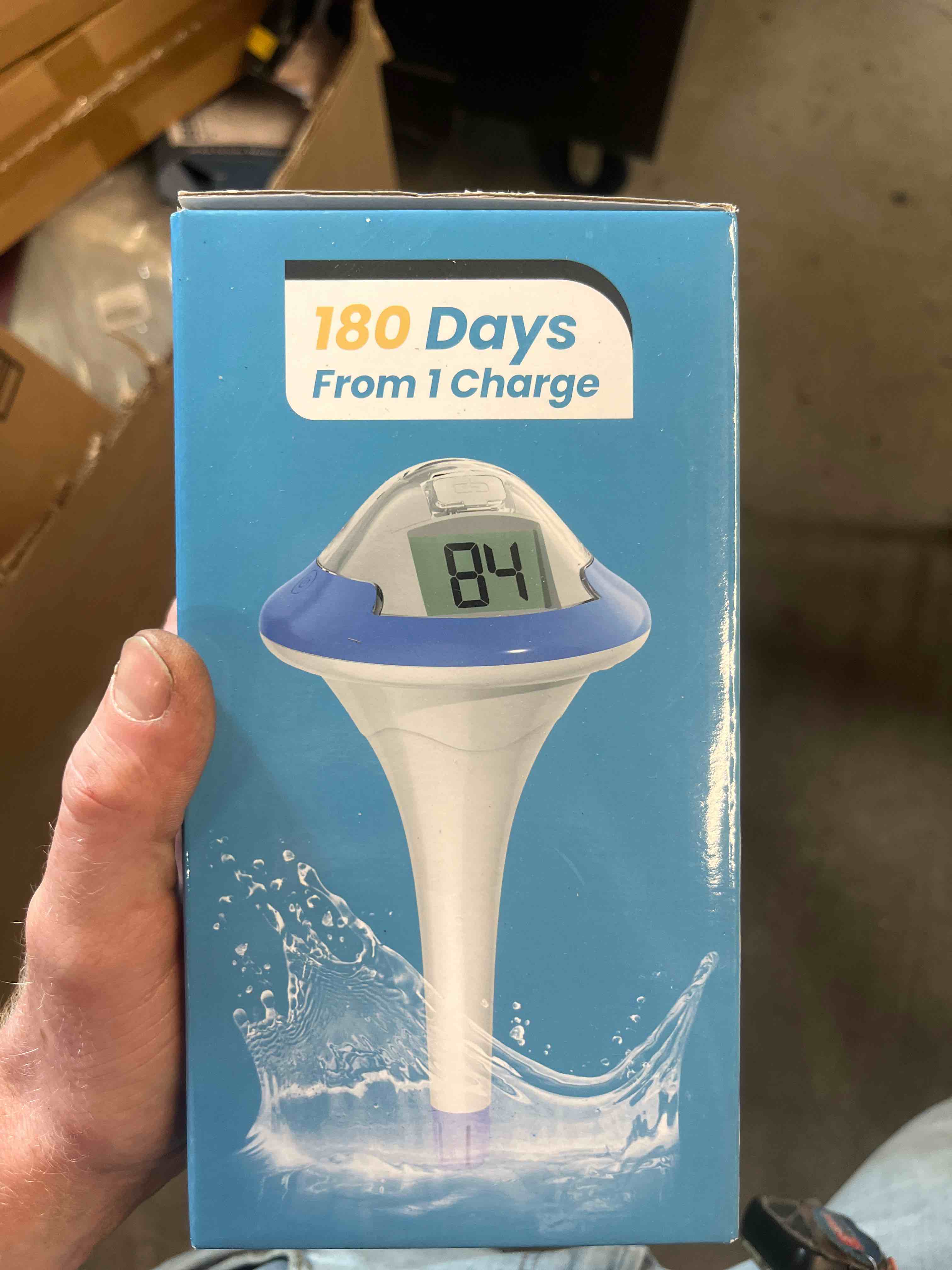 pool float temp