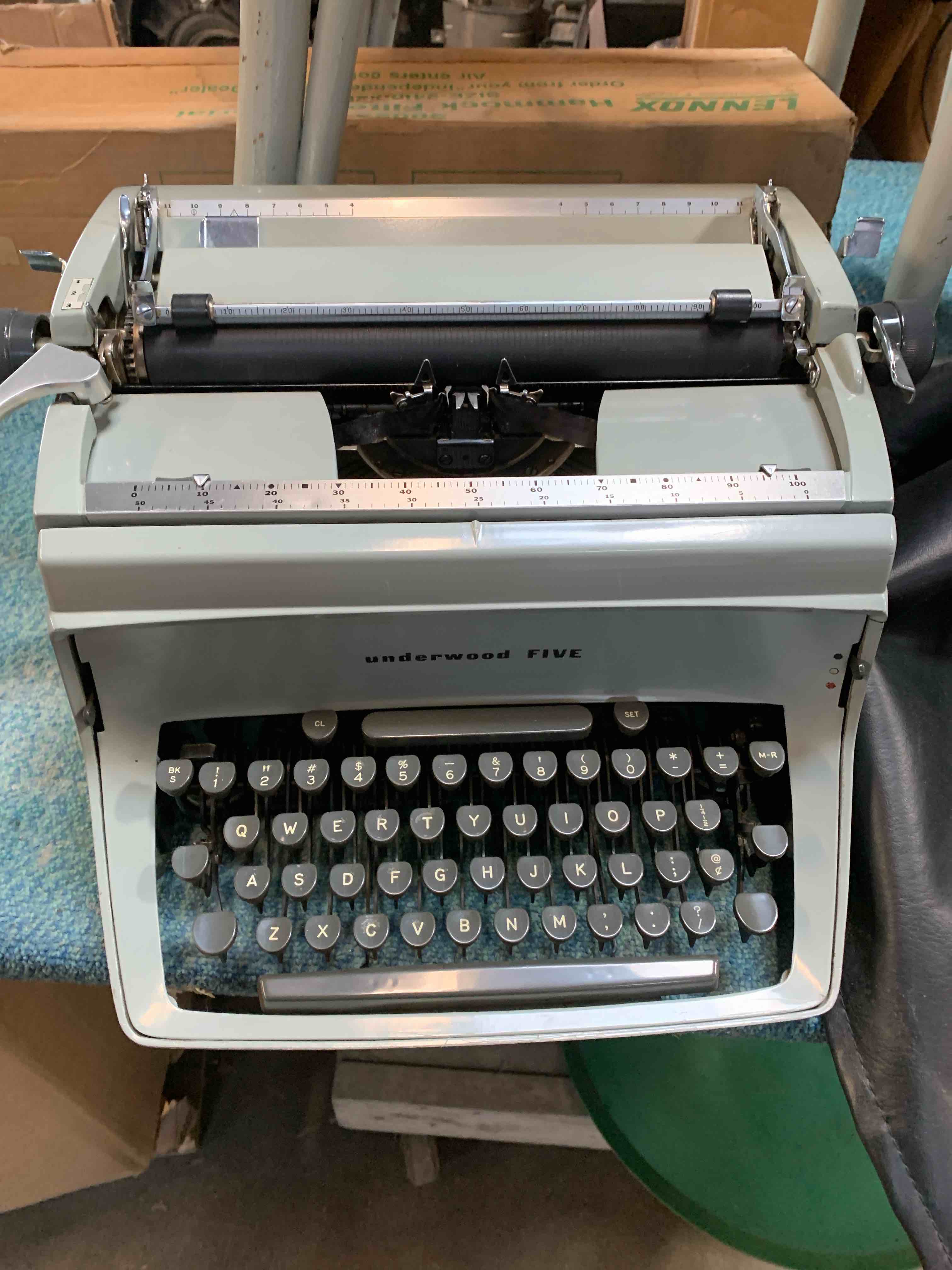 Rolling Table Chairs and everything else on it