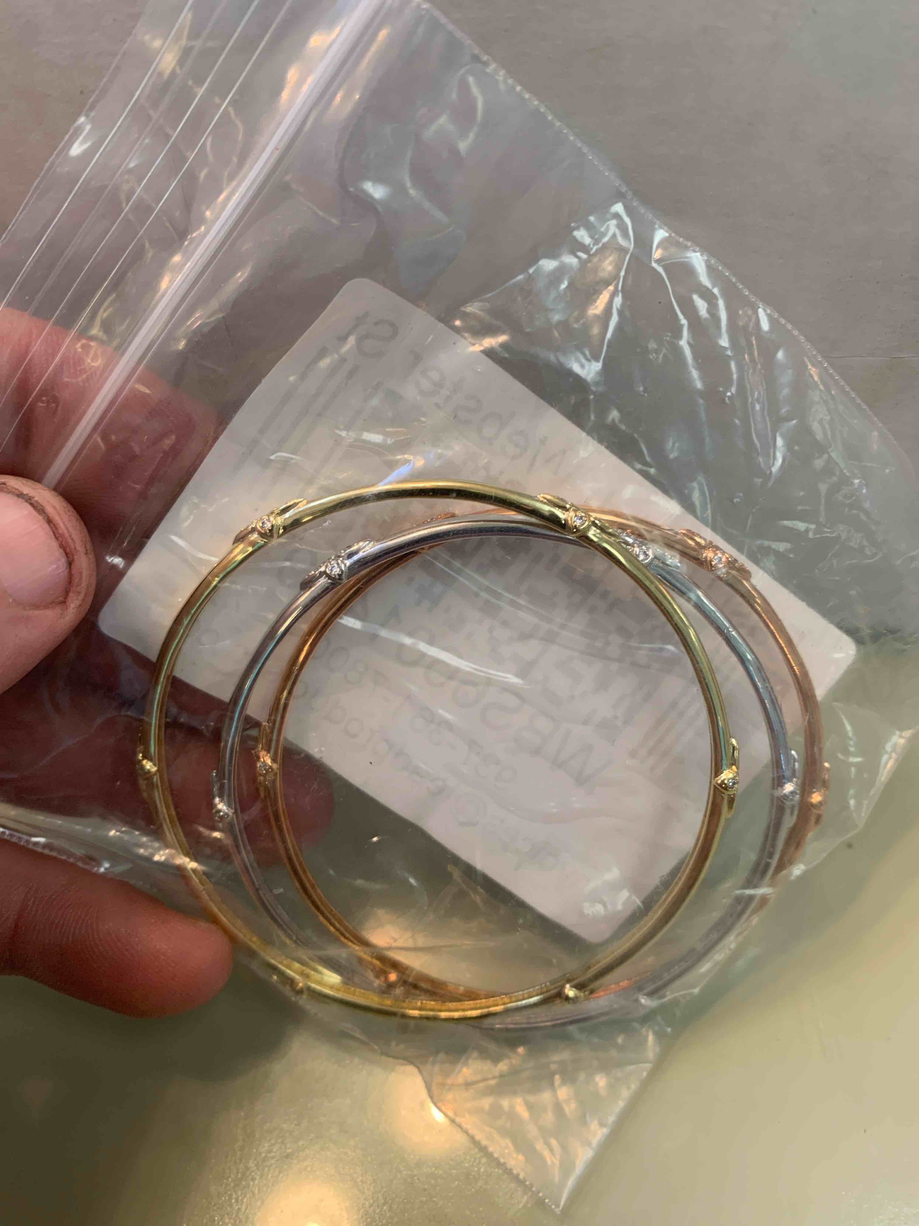 three bracelets