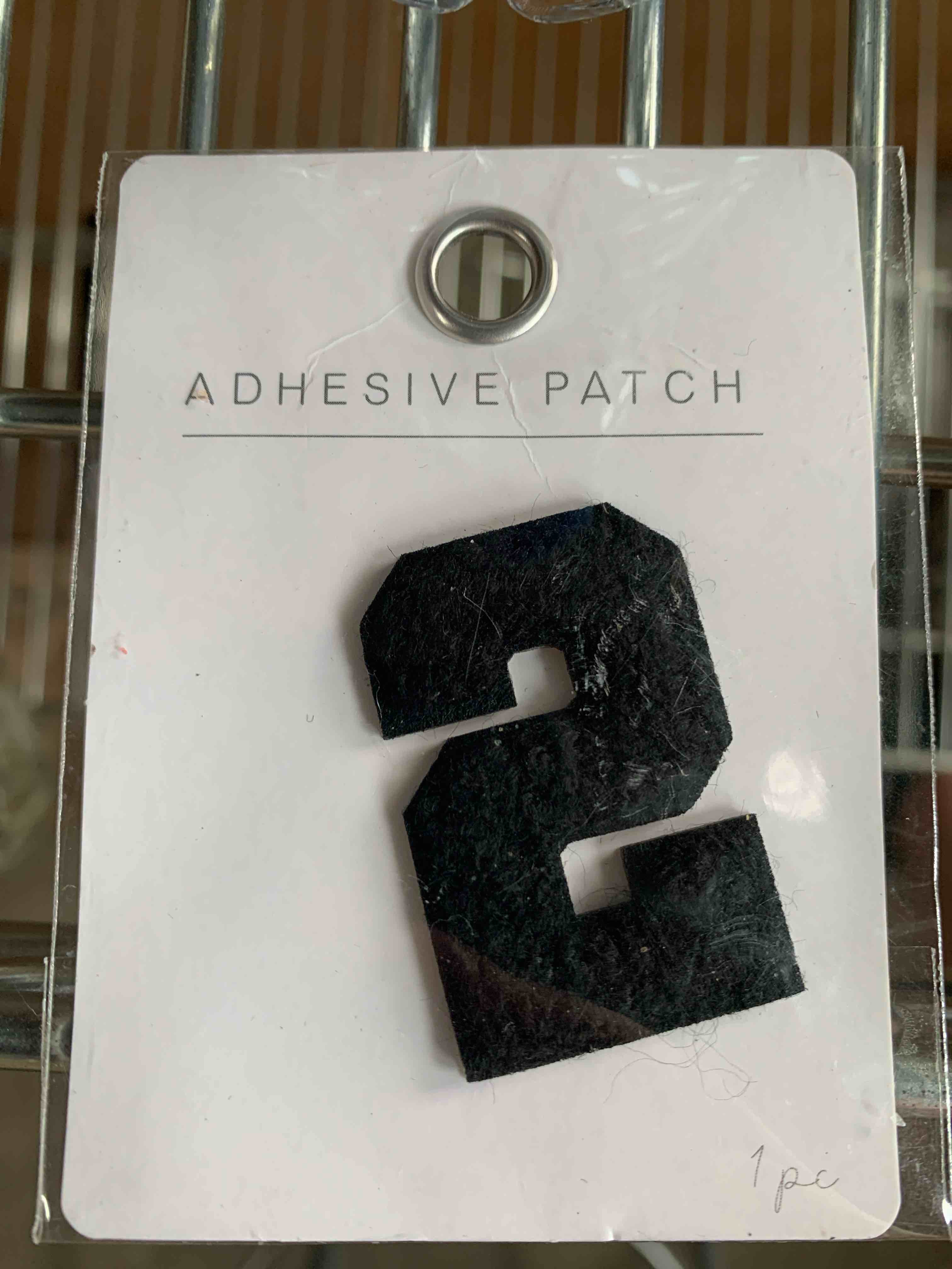 Number 2 Adhesive Patch