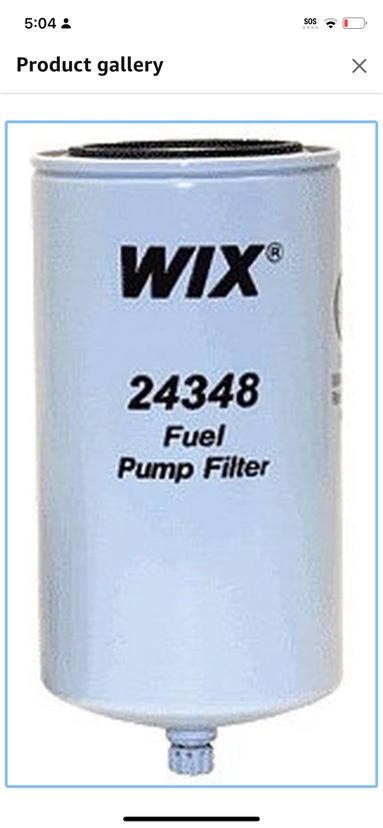 WIX Filters - 24348 Heavy Duty Spin On Fuel Water Separator, Pack of 1