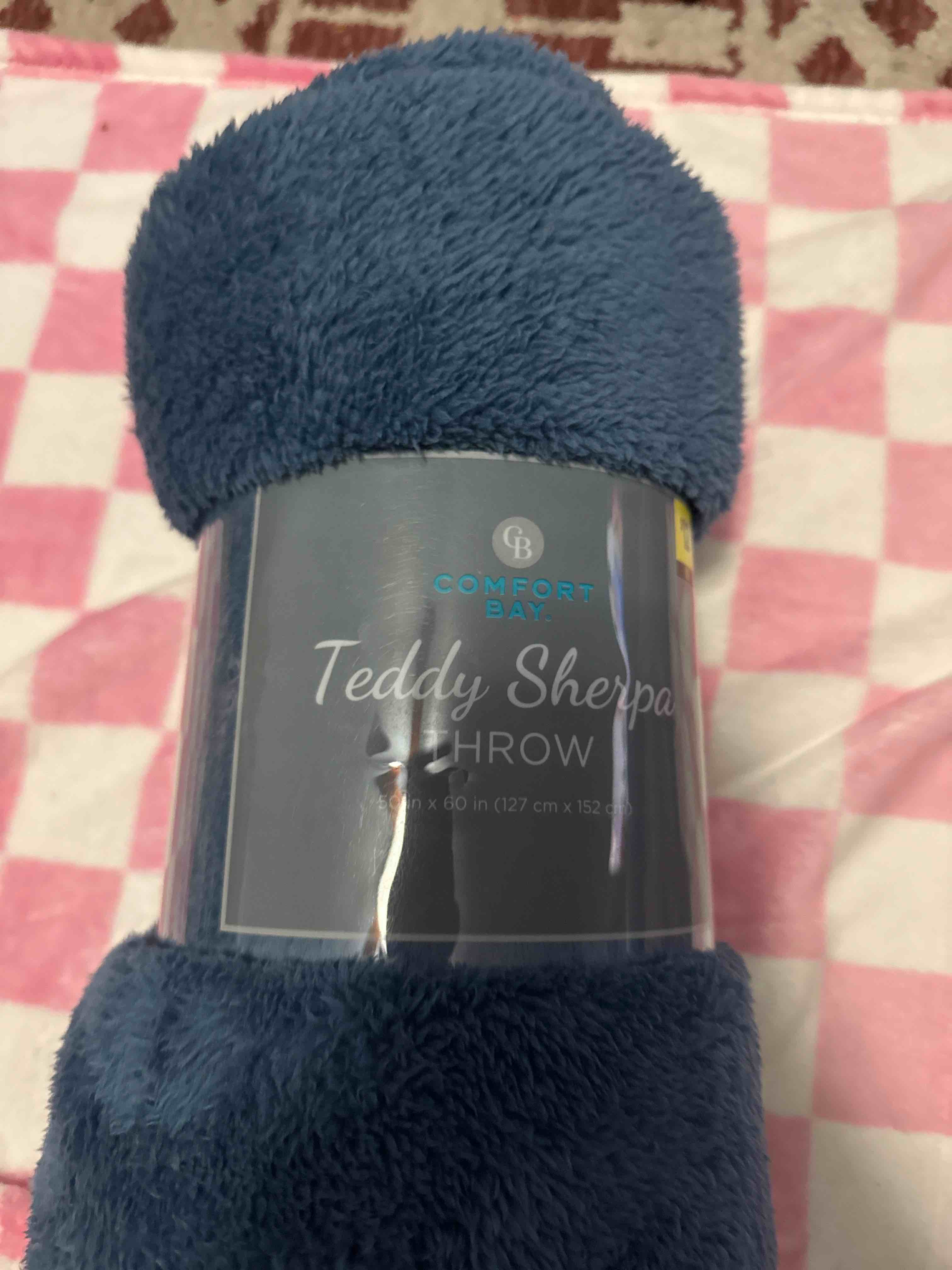 teddy sherpa throw 50x60