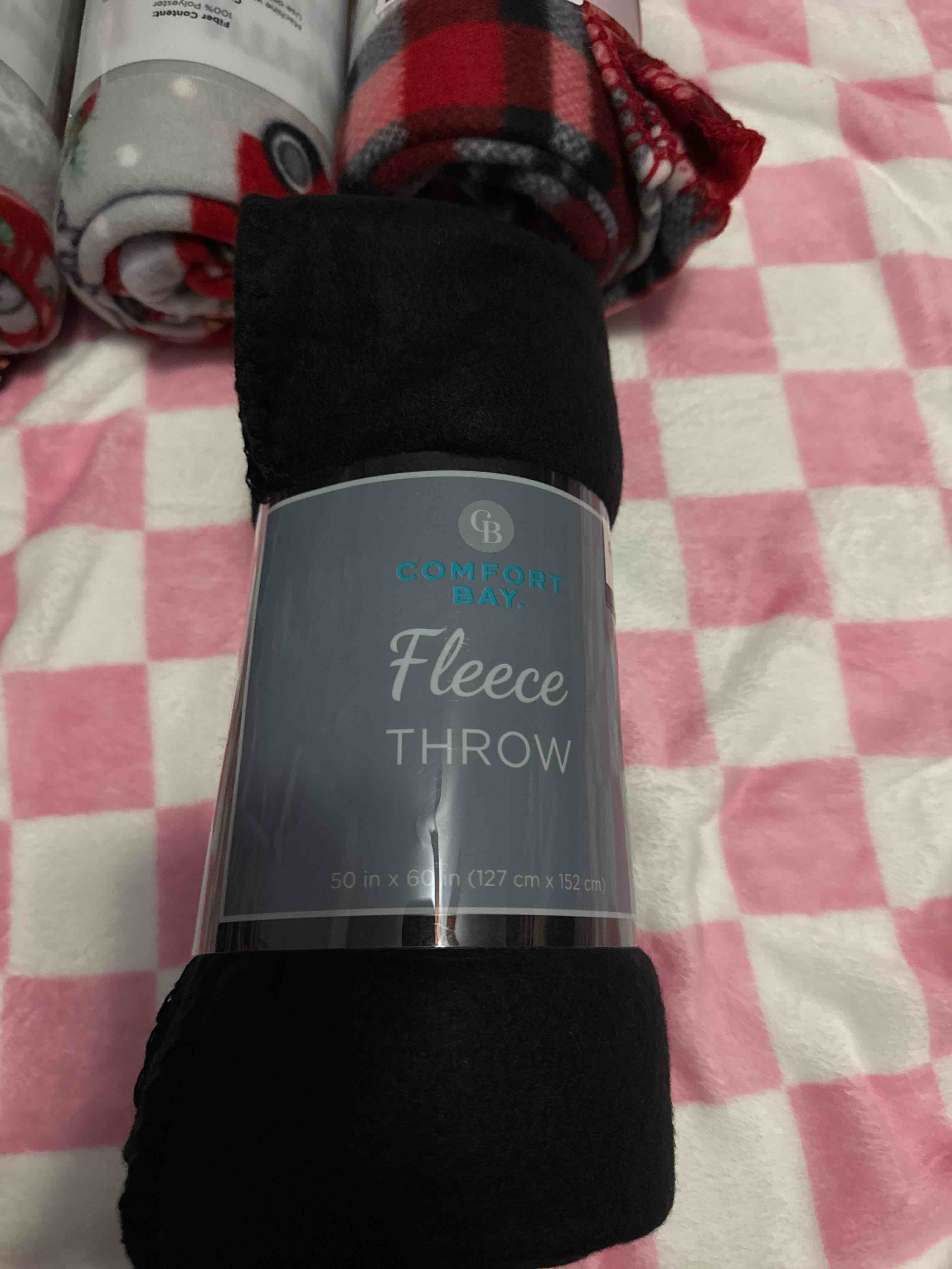 fleece throw 50x60