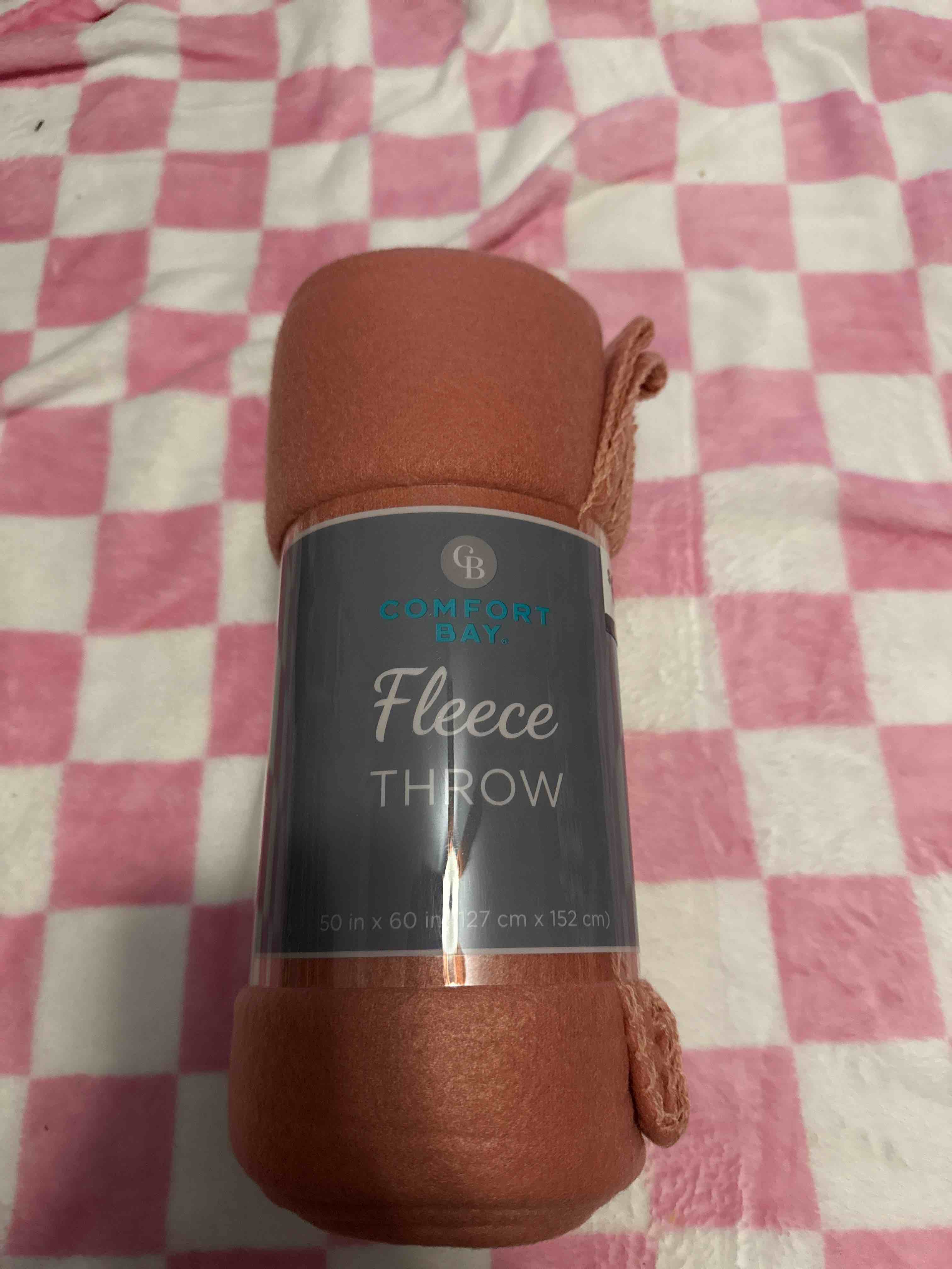 fleece throw 50x60