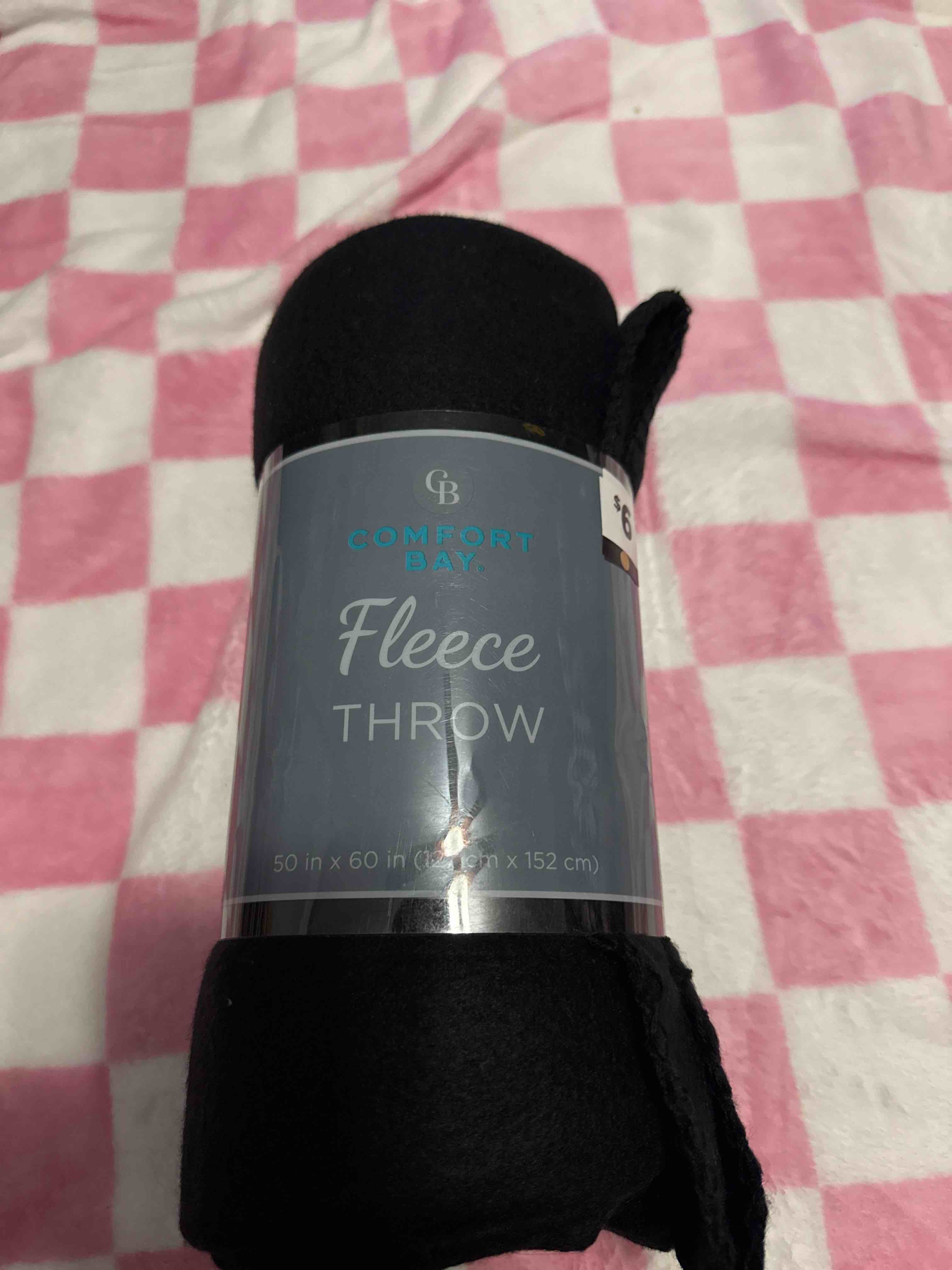 fleece throw 50x60