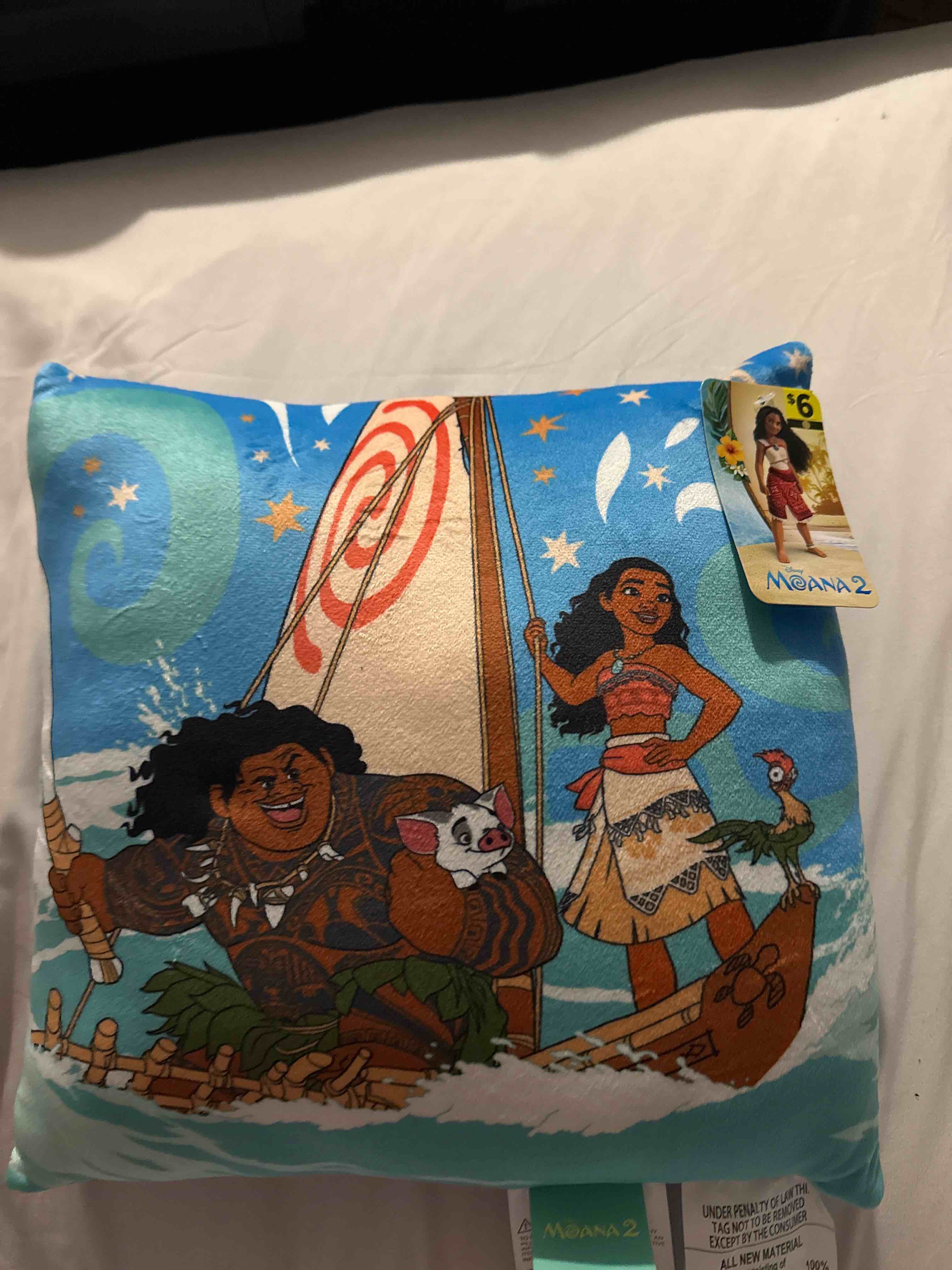Moana 2 kids pillow 