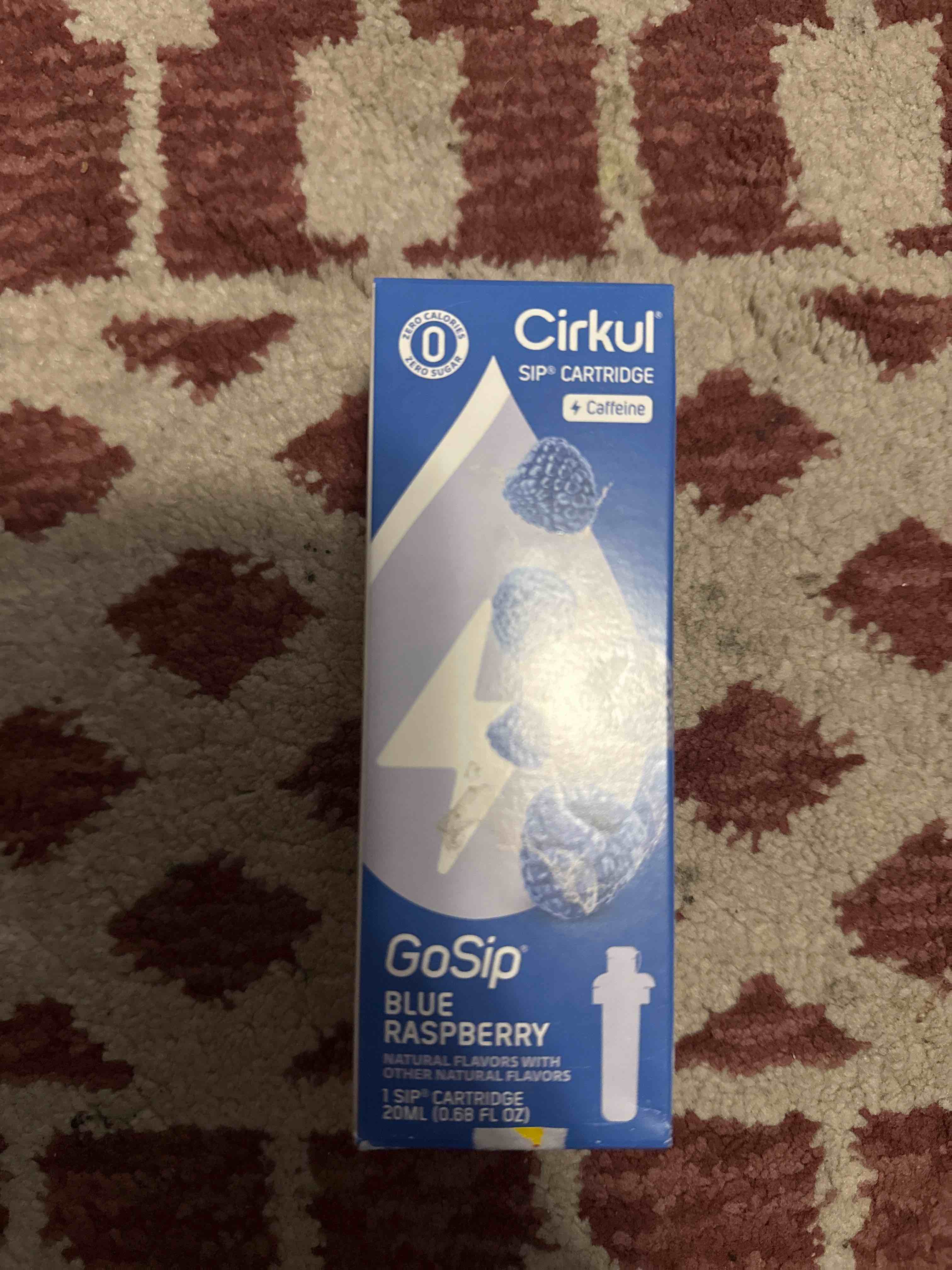 Cirkul GoSip Blue Raspberry Flavor Cartridge  Drink Mix  1-Pack