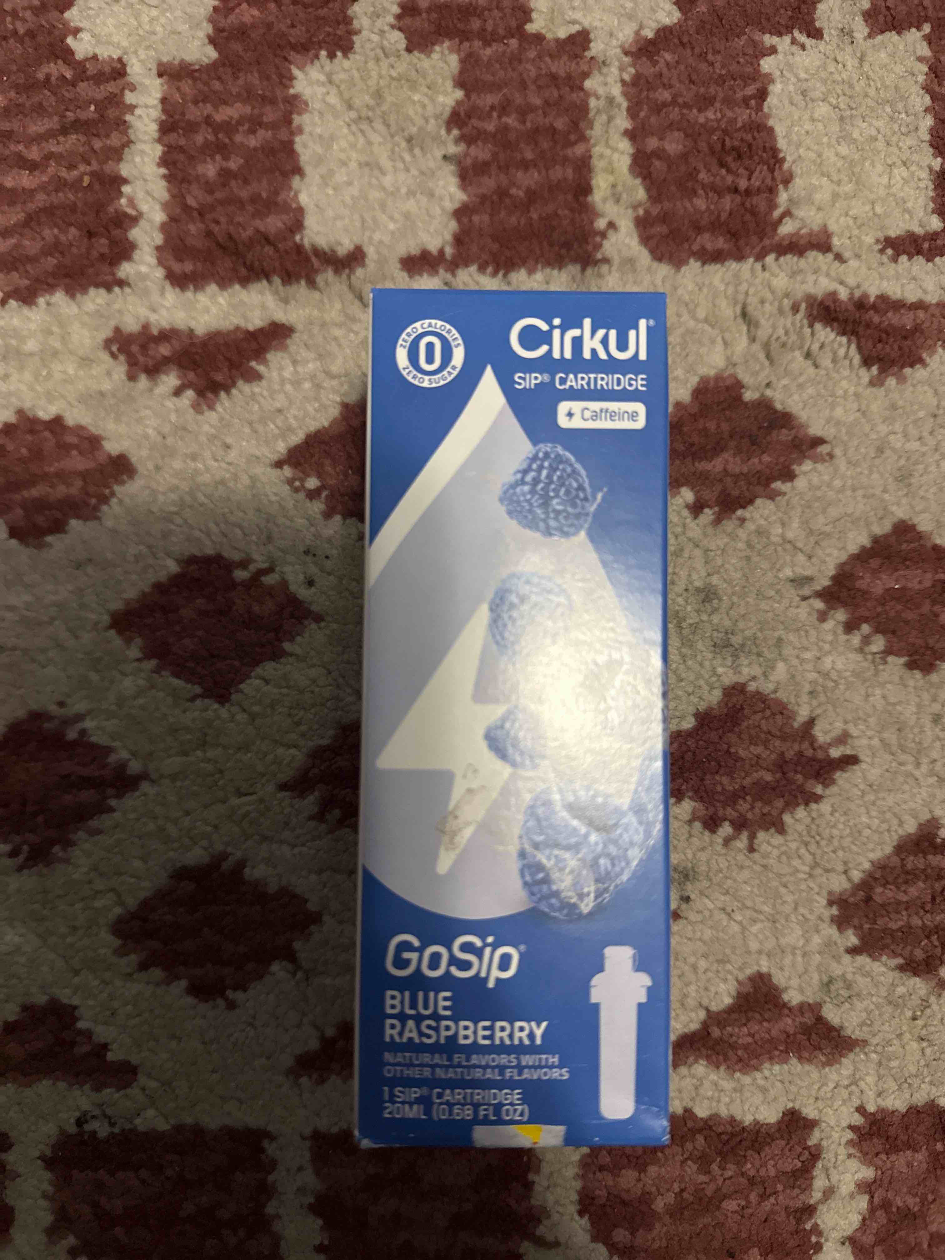 Cirkul GoSip Blue Raspberry Flavor Cartridge Drink Mix 1-Pack