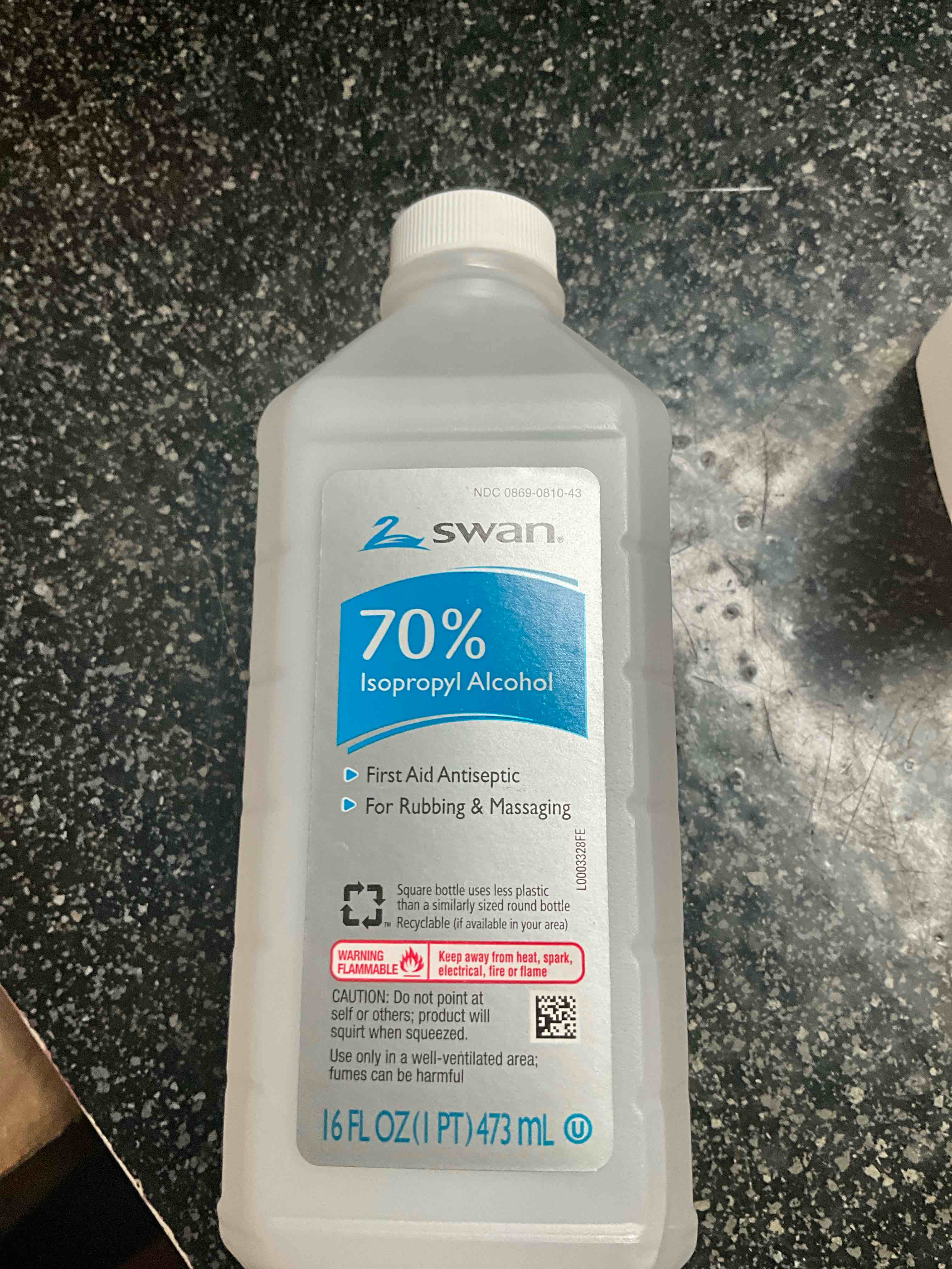 Swan Isoprophyl Alcohol, 70% 16 Fl Oz