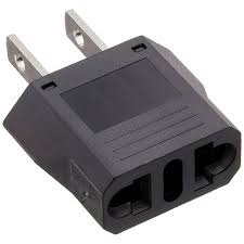 Ckitze Flat European to American Outlet Plug Adapter