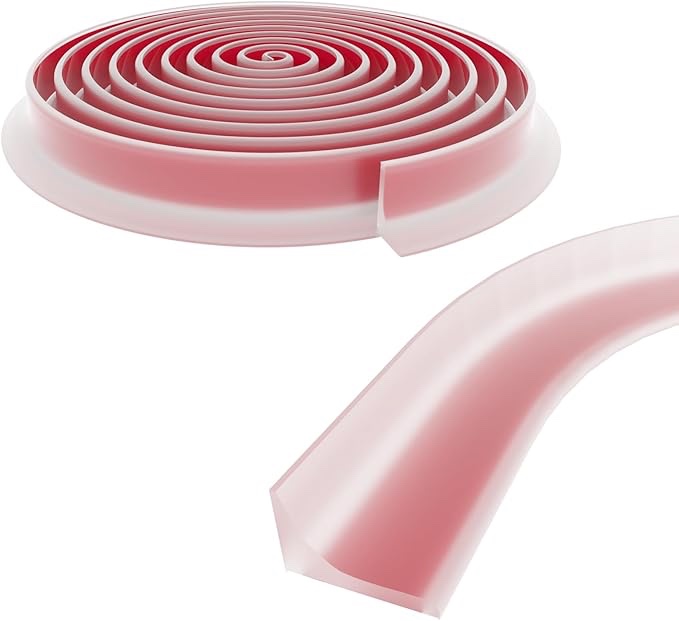 Collapsible Shower Threshold Water Dam Barrier, Bathtub Shower Splash Guard for Walk In Shower, Shower Dam Water Stopper, Shower Corner Water Guard for Tub Sink (2M/79In, Transparent) 2M/79In 